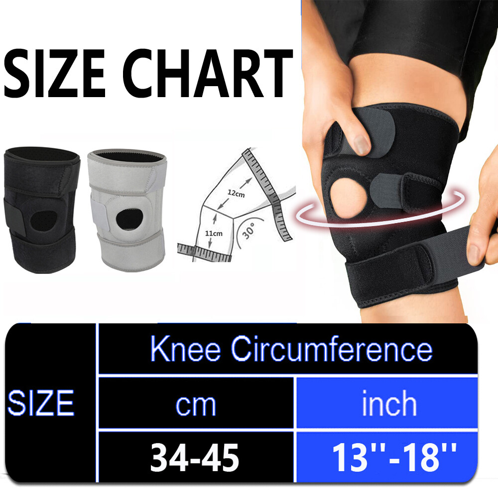 Knee Brace Support Compression Patella Meniscus Sport Joint Pain Arthritis Wraps
