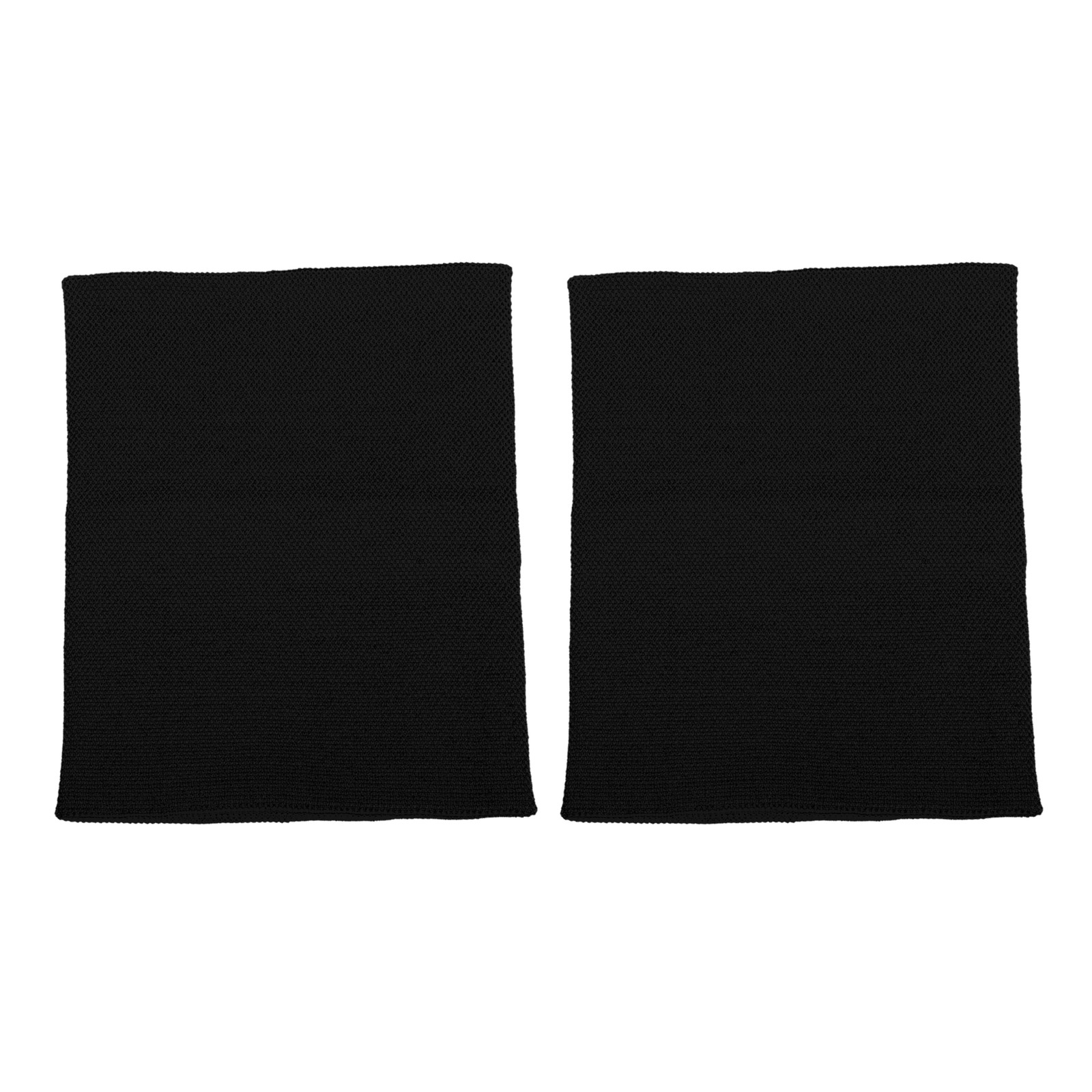2 Pairs Compression Wrist Cuffs Elastic Sleeves for Women and Men Black L