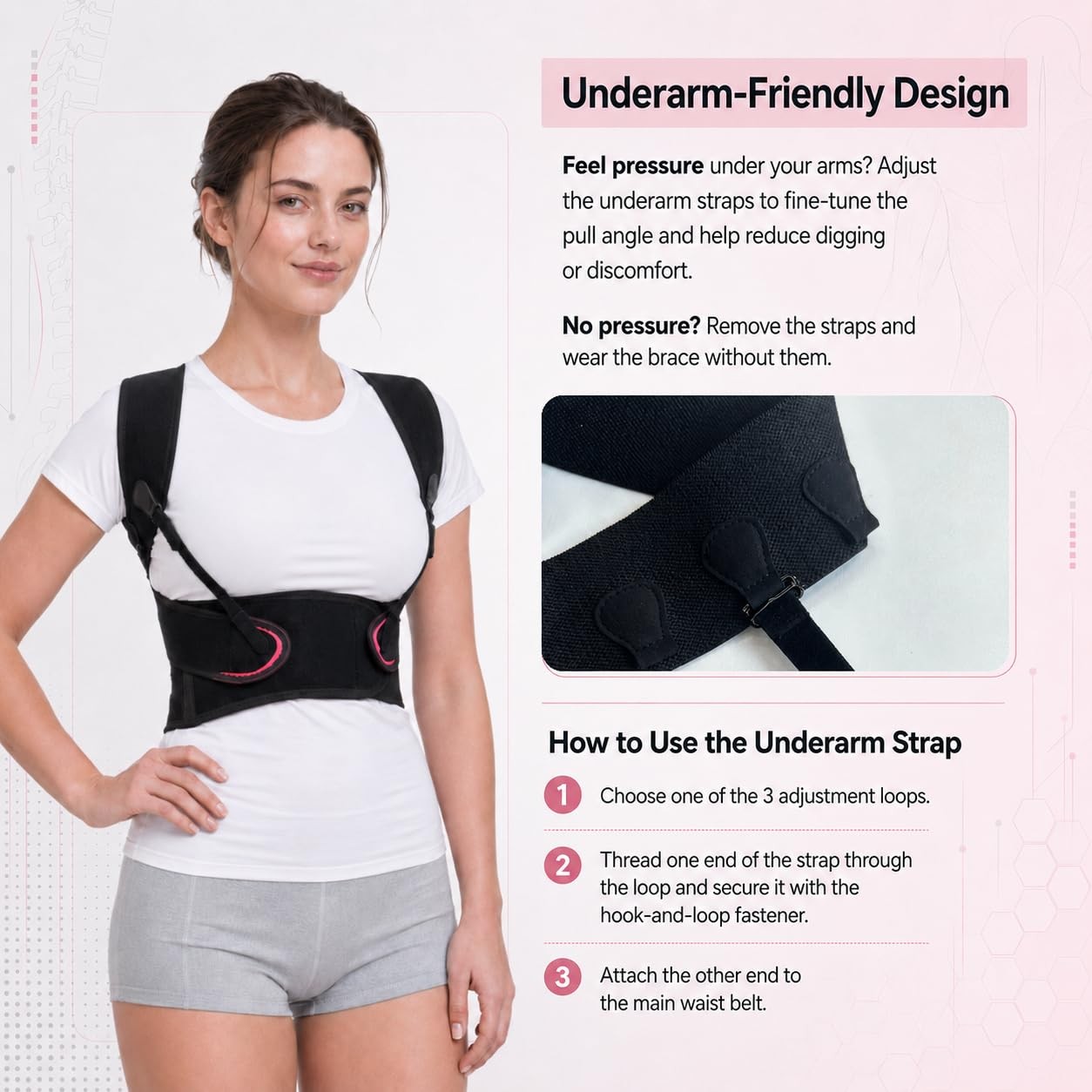 Posture Corrector for Women, Adjustable Upper Back Brace with Wide Shoulder S…