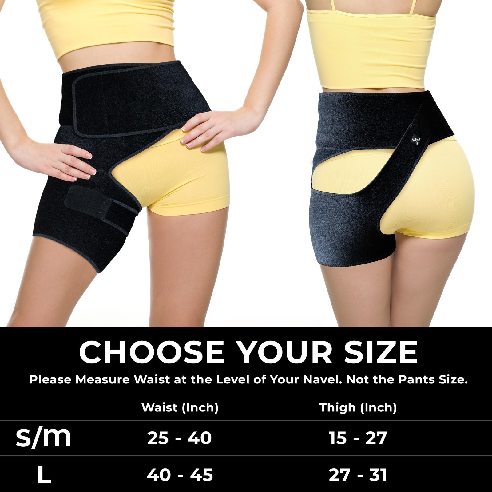 Ortho-Wrap Hip Brace for Sciatica Pain Relief – Unisex Support Brace with Bre…