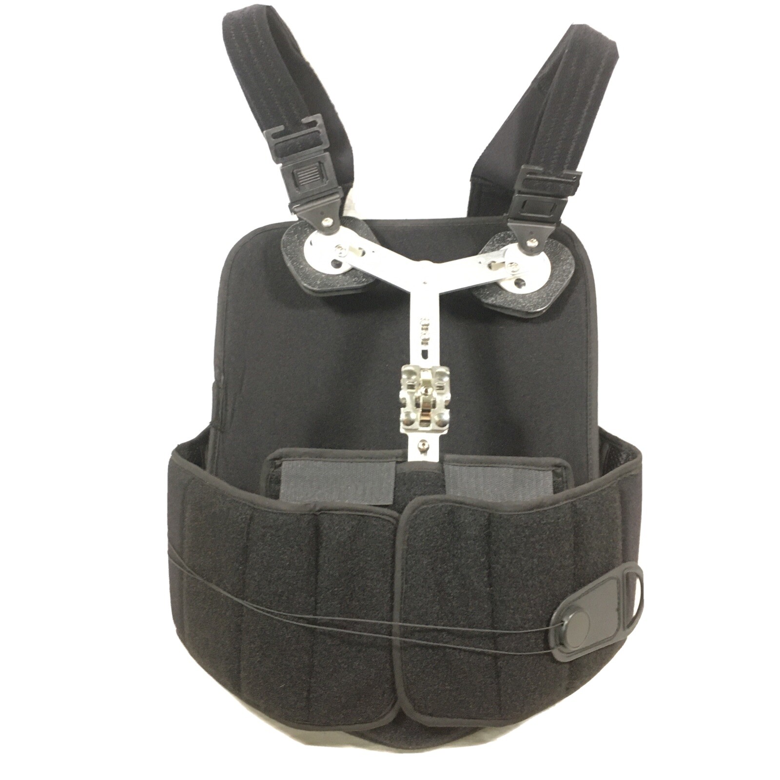 B & G Rehab Inc Back Brace Black Size Medium Spinal Recovery TLSO Fits 30″- 40″