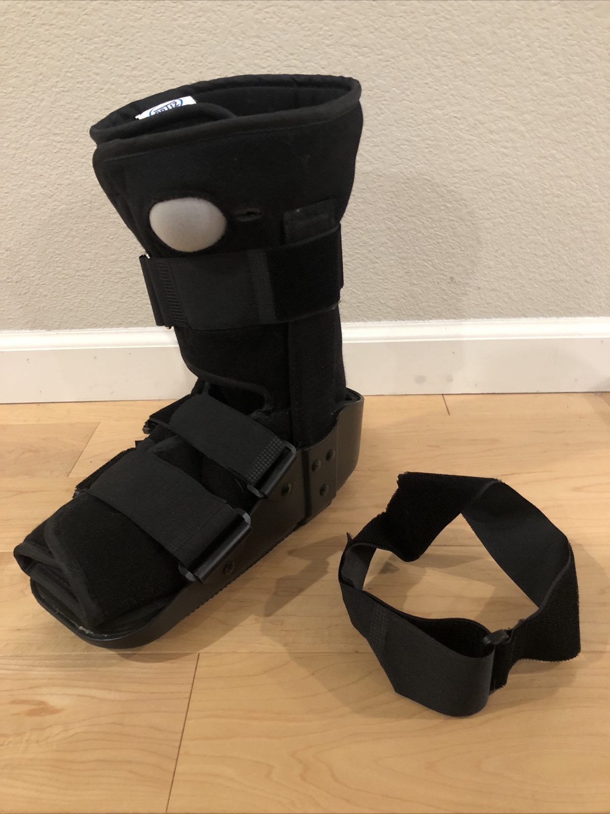 ORTIZ Orthopedic Walking Ankle Support Boot, Air Pump, Adjustable, Left Foot