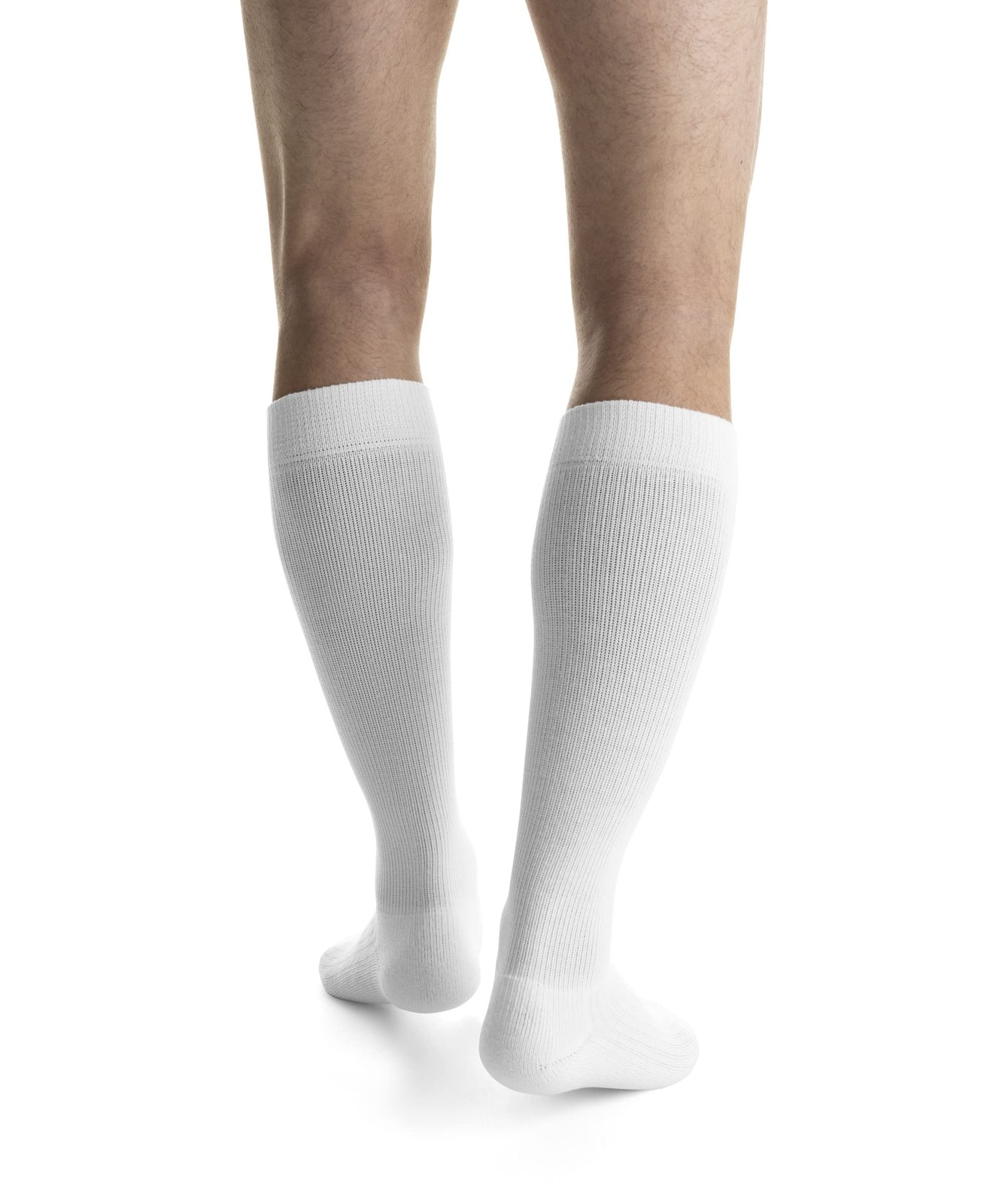 Jobst Activewear 20-30Mmhg Compression Socks Knee High Closed Toe Cool White