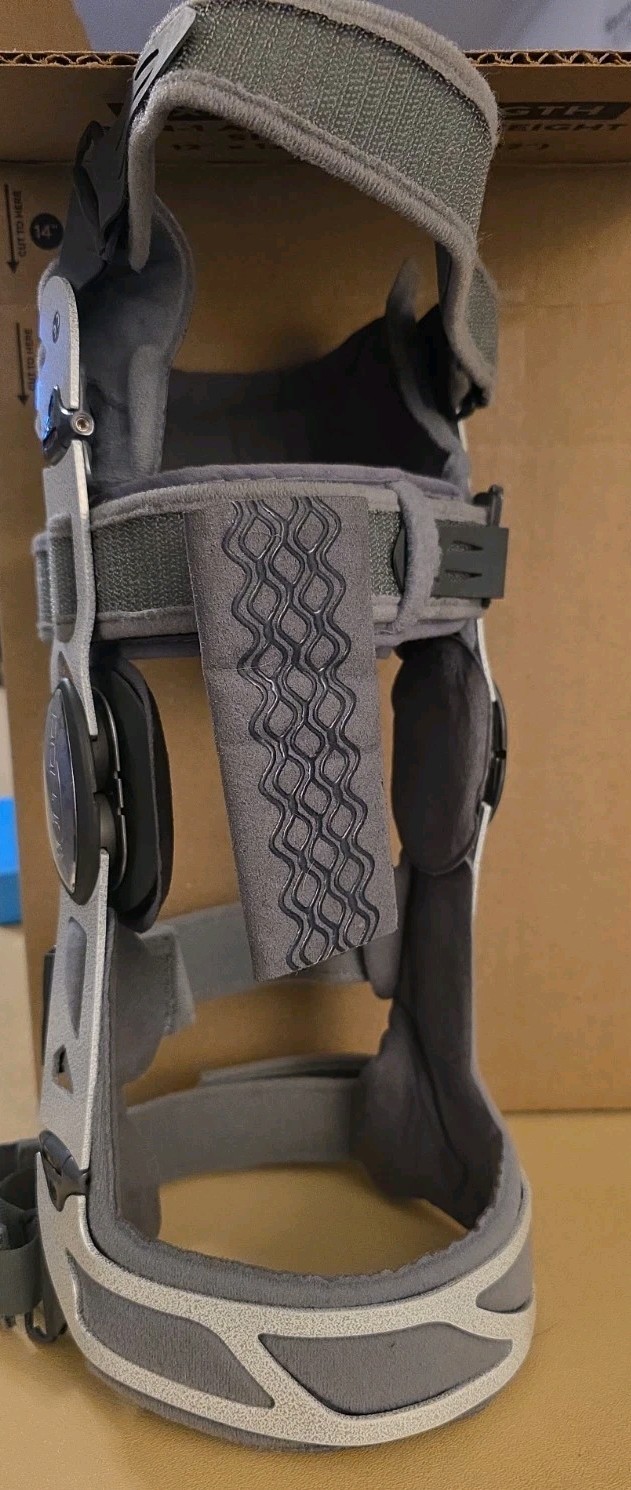 DonJoy OA Nano Knee Brace Right Lateral Gray Stabilization Offloading Size L