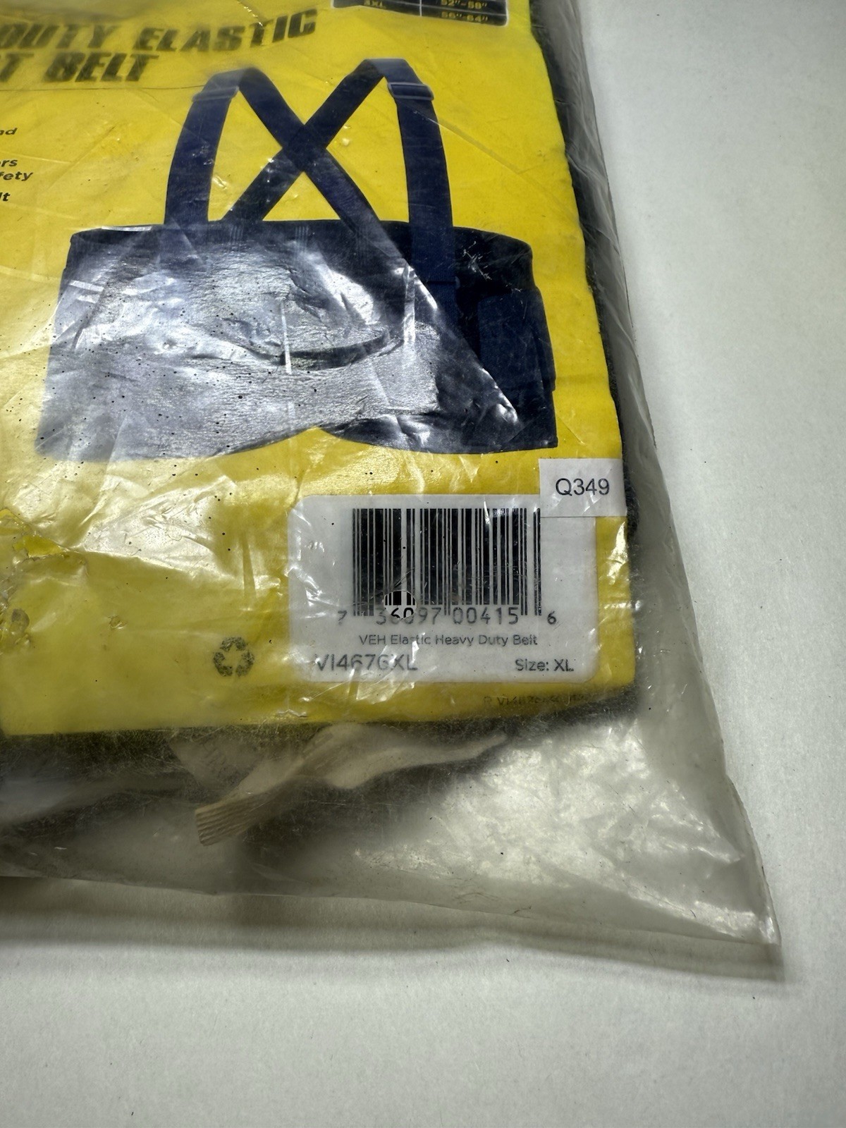 Heavy Duty Elastic Support Belt Size XL NEW Valeo Workplace Safety