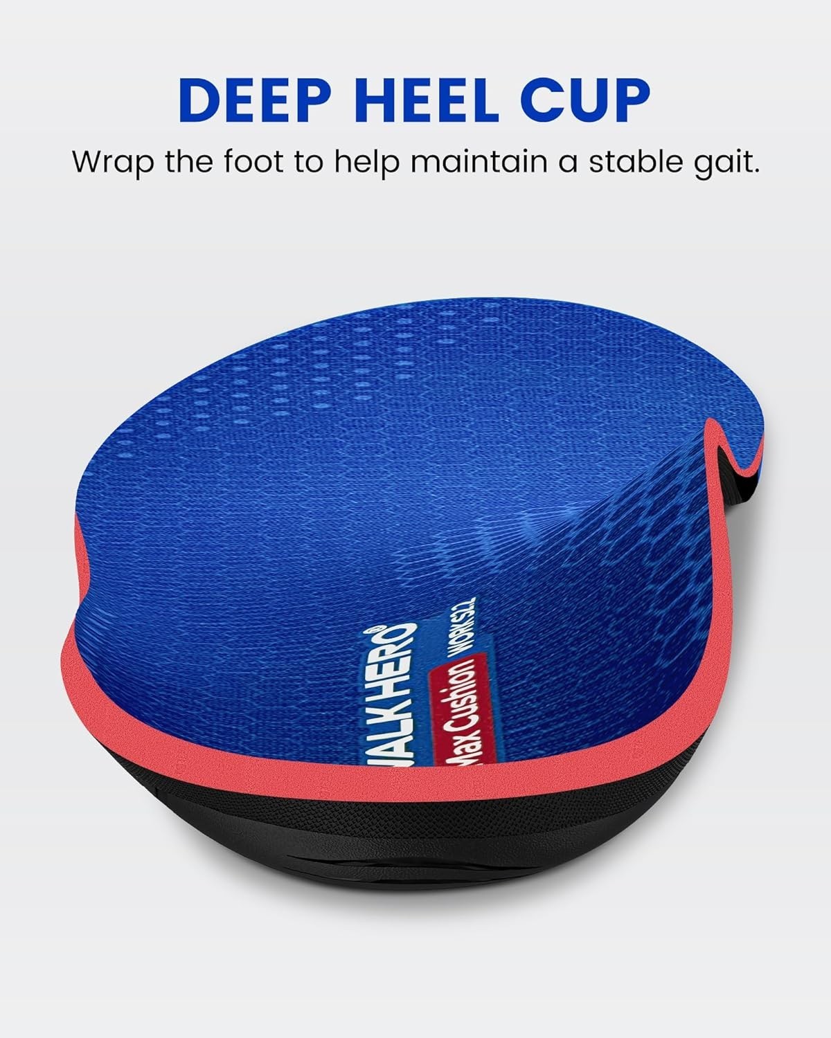 Arch Support Inserts for Men and Women – Plantar Fasciitis Insoles with Max C
