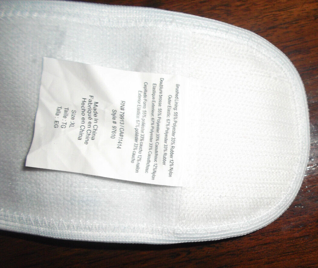 Motherhood Ultimate Maternity Belt Prenatal Support Style 97610 White XL (16-18)