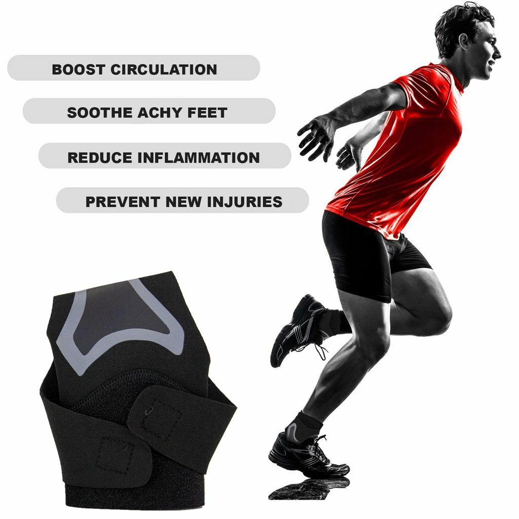Ankle Support Compression Plantar Fasciitis Sleeve Sport Foot Wrap Strap Brace