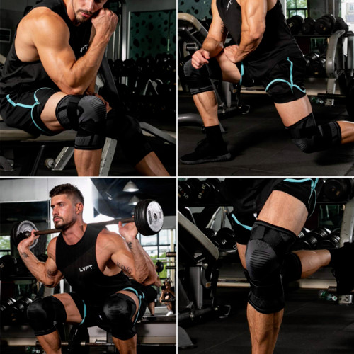 Knee Sleeve Compression Brace Support For Sport Joint Pain Arthritis Relief USA