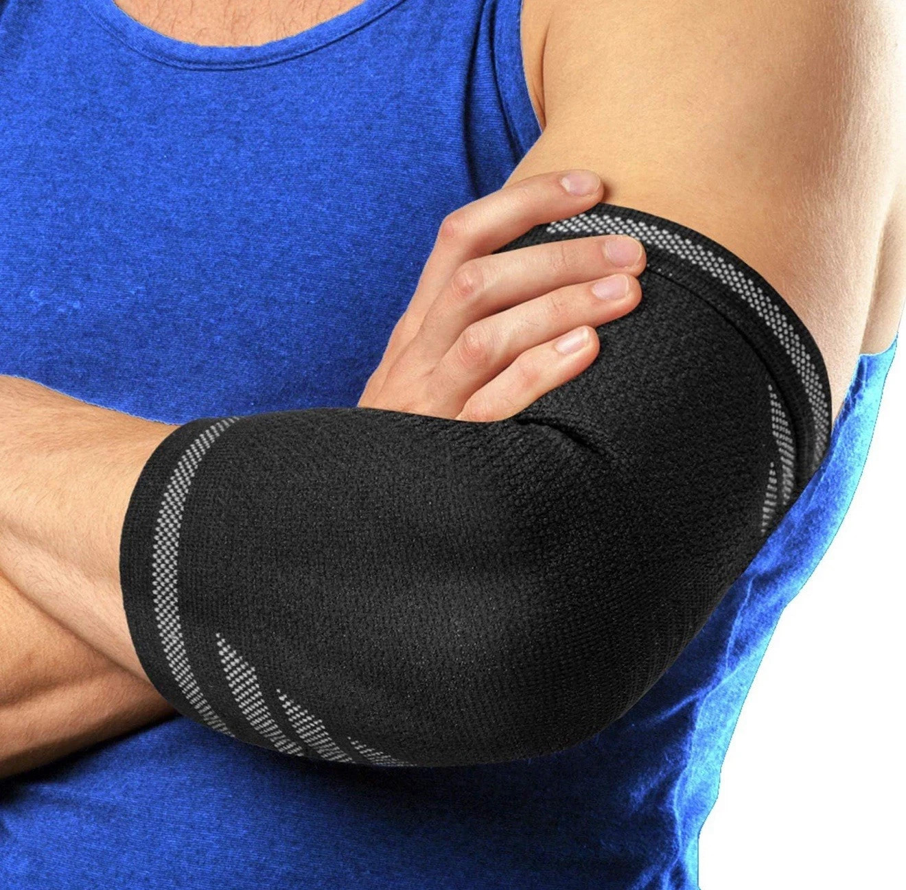 Elbow Brace for Men and Women Pair Compression Sleeve for Tendonitis S-XL