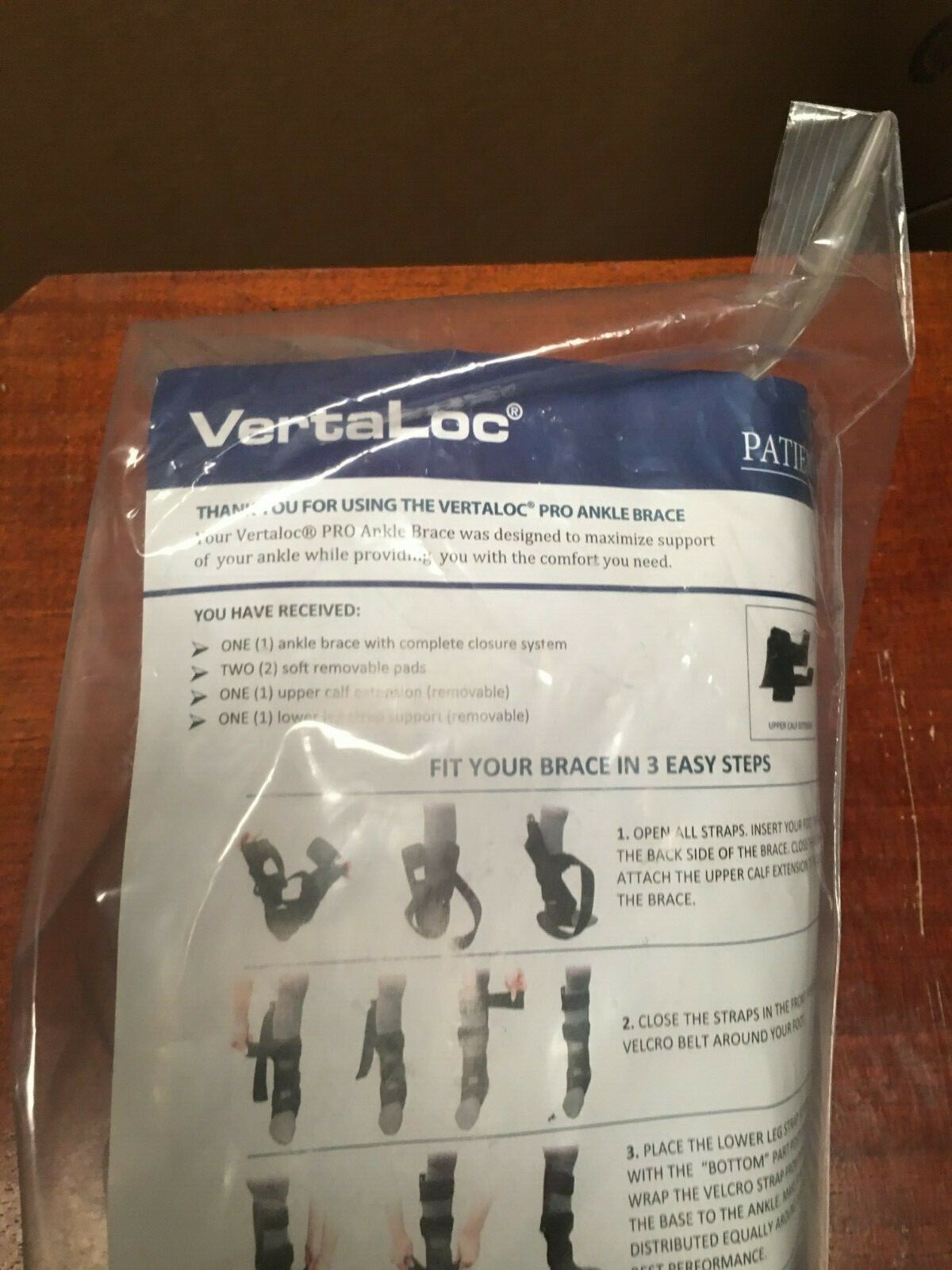 VertaLoc Pro Ankle Brace Size Medium VL305PAB