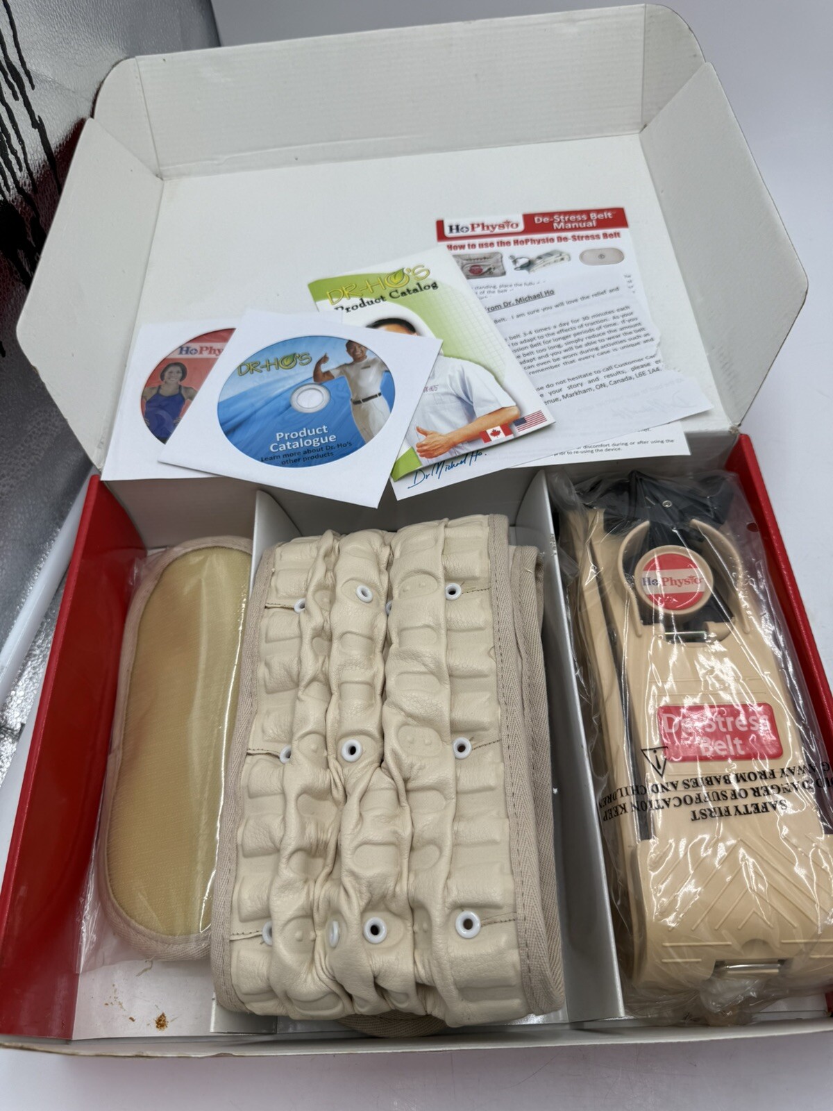 Dr. Ho’s HoPhysio Decompression De-Stress Belt & Pump Size M 38-42 Waist