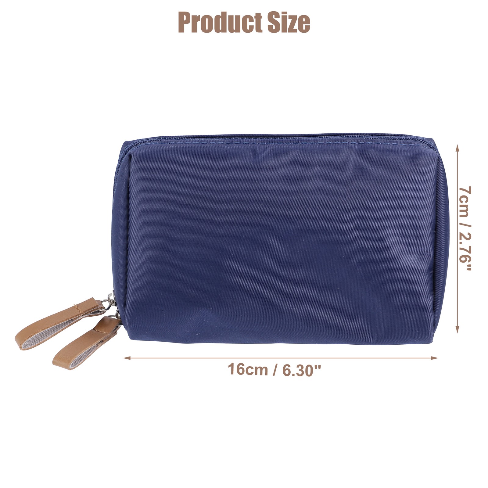 Piece of 1 Travel Makeup Portable Cosmetic Bag Storage Waterproof Nylon PVC