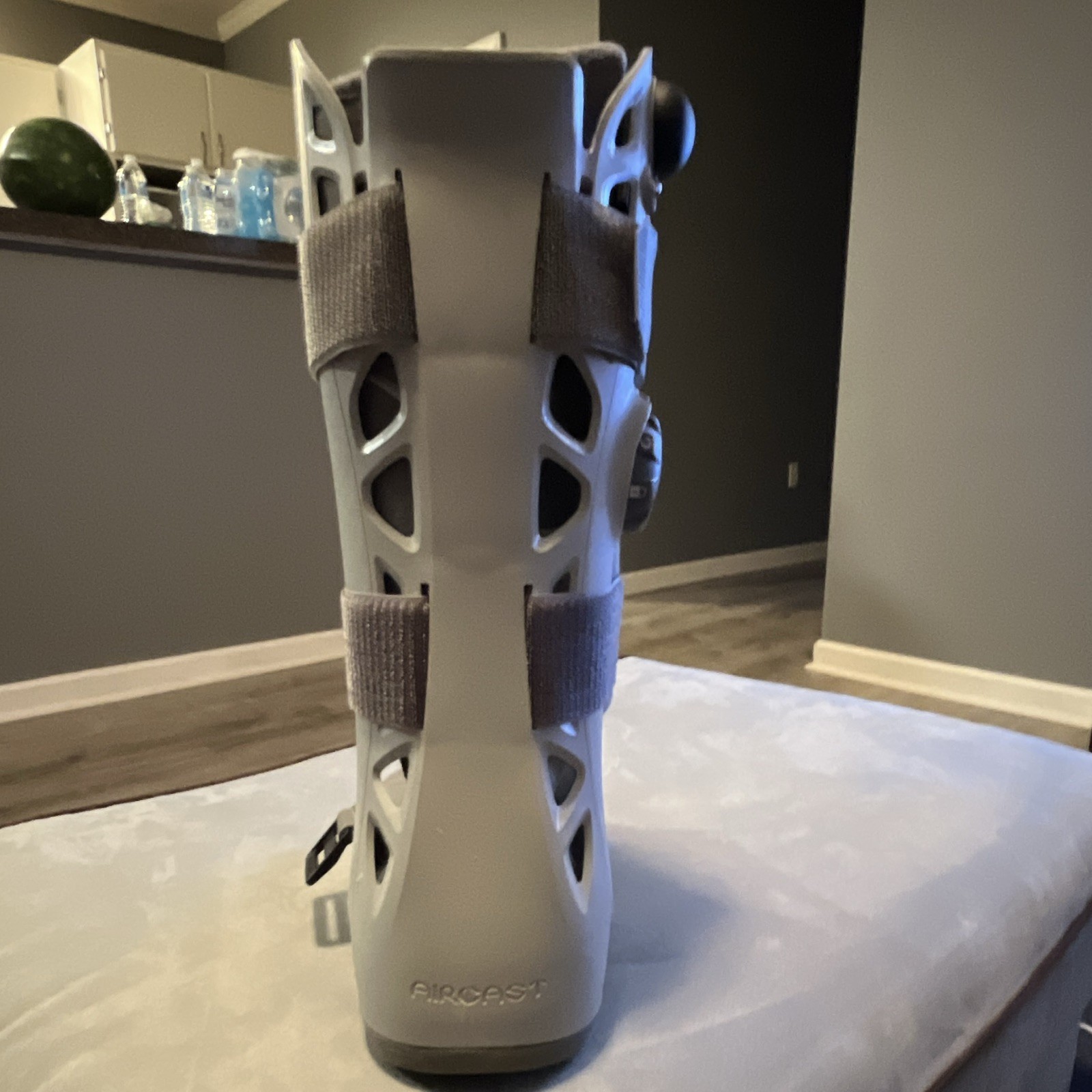 Aircast airbrace Size M Gray/Blue Ankle/Foot Adjustable Stabilizing