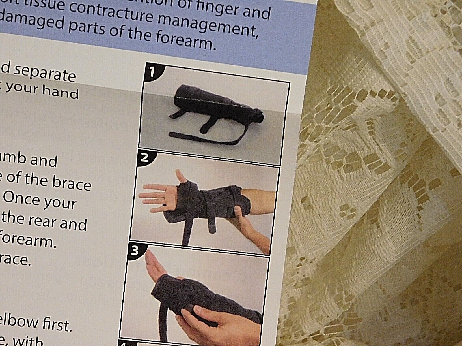 Wrist Brace Positioning ISO Black Set of 1