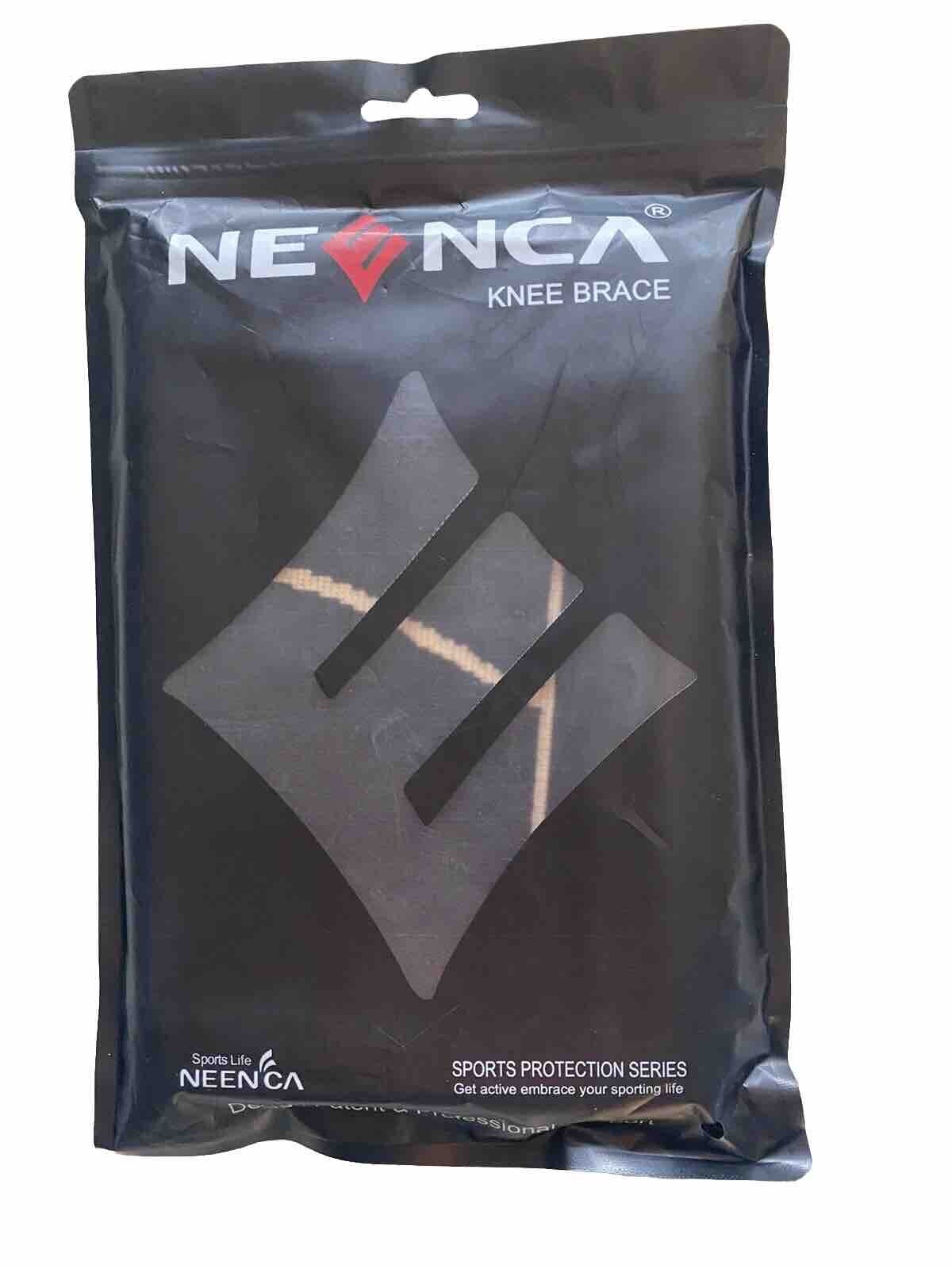 Compression Knee Brace Large Black /Beige With Support 2 Pack *NEW* NEENCA