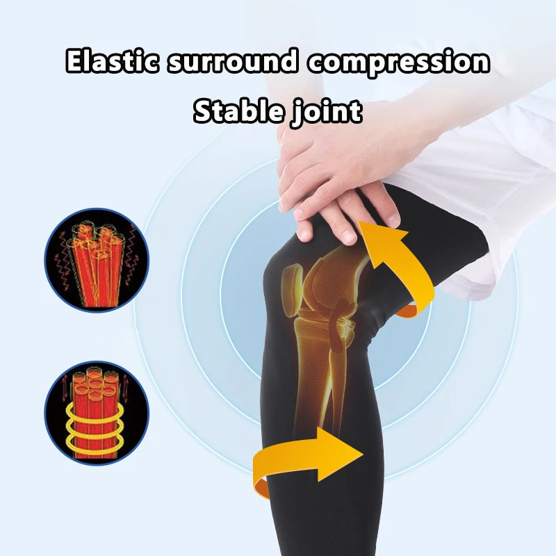 1Pc Full Leg Sleeves Long Compression Leg Sleeve Knee Sleeves Protect Leg