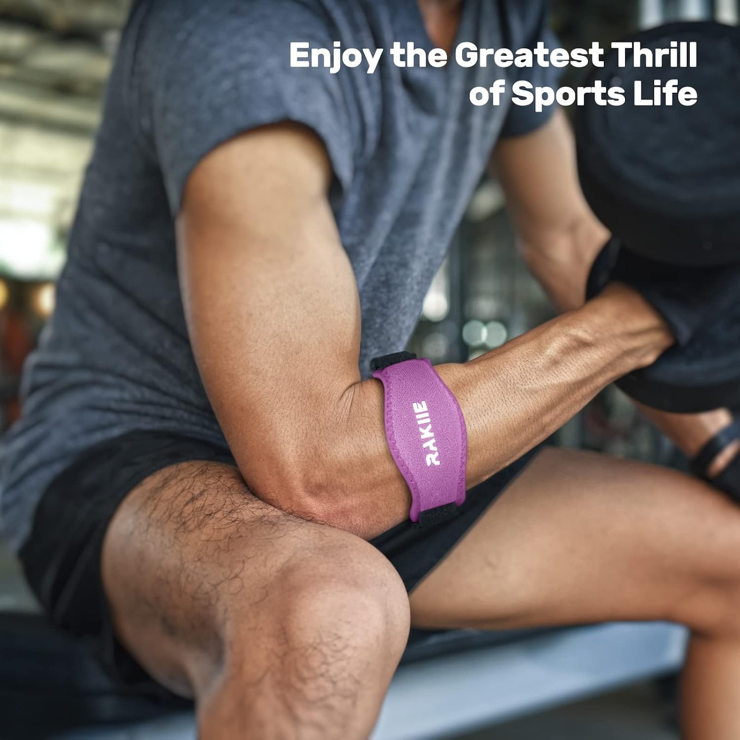 Adjustable Elbow Brace for Tendonitis Relief – Tennis & Golf Support for Adults
