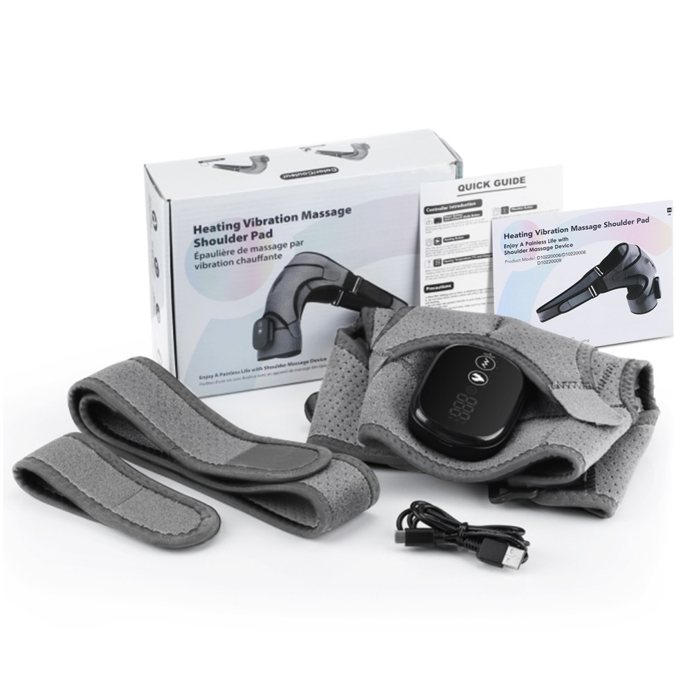 1-4x Electric Heated Shoulder Joint Brace Support Vibration Relief Pain Massager