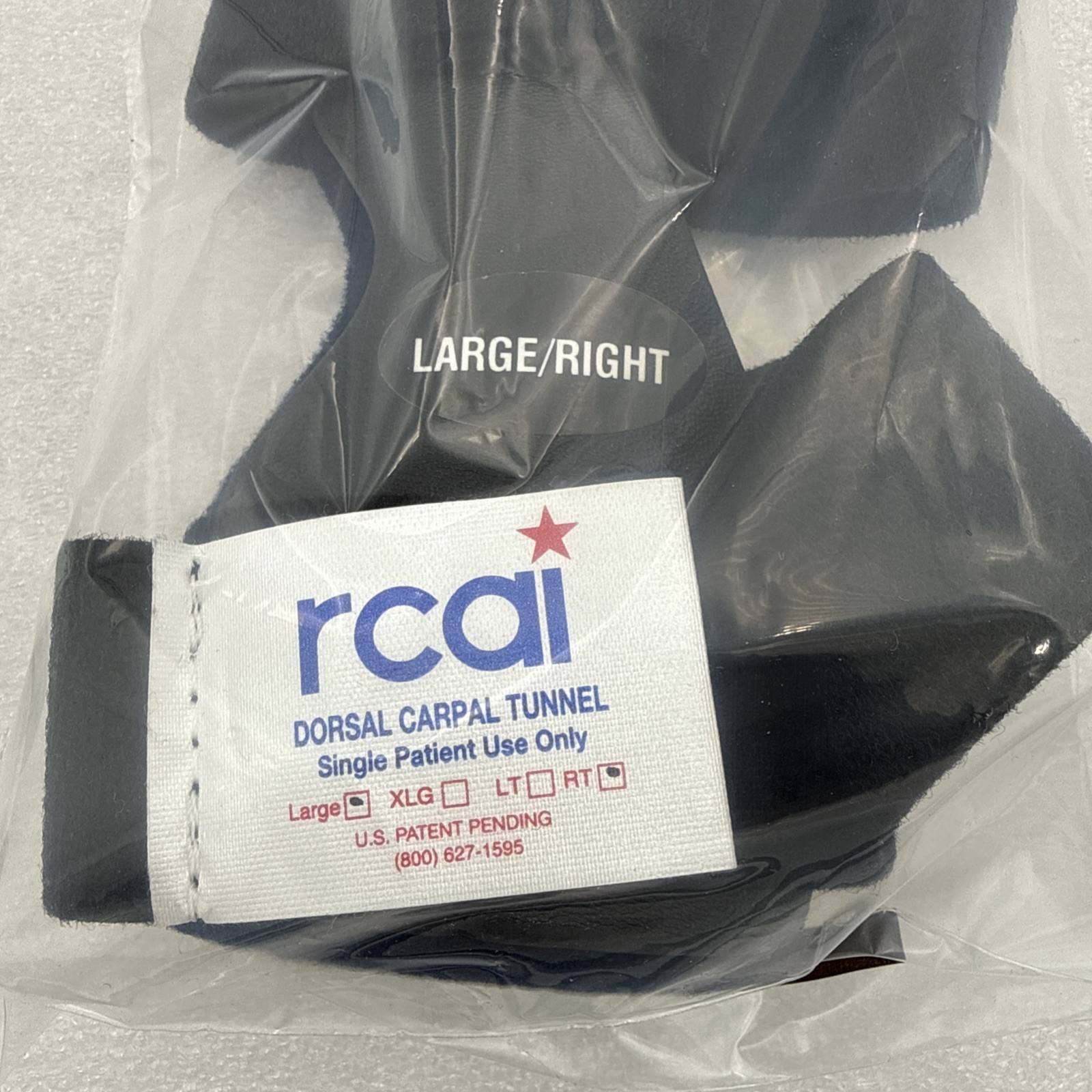 Finger Splint Support the Middle, Index, little or Ring Finger L/XL (Right Hand)