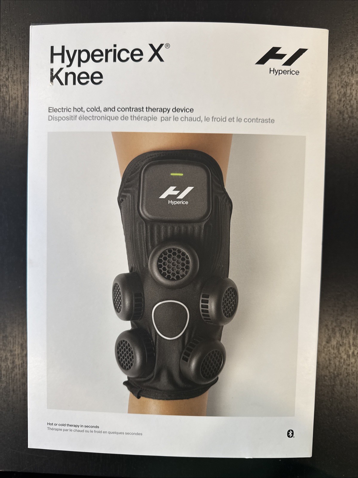 Hyperice X Knee Device – Advanced Heat and Cold Contrast Therapy.