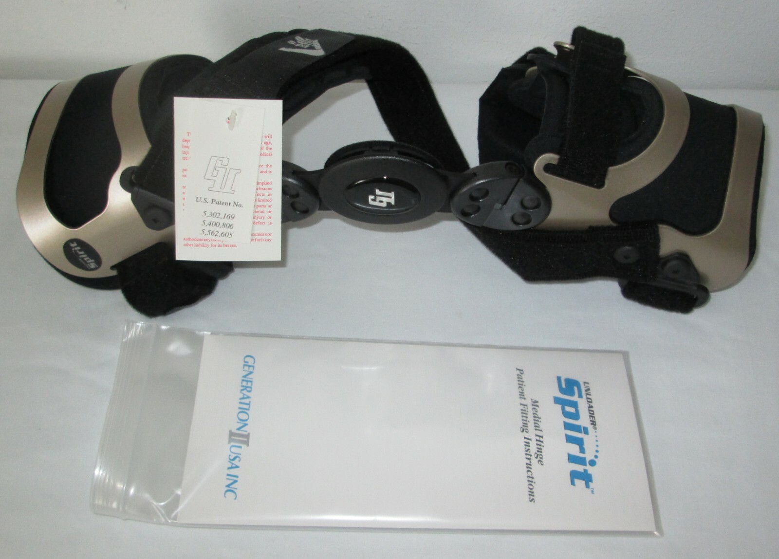New Spirit Unloader GII G2 OA Left Knee Small Brace Bracing Set – Free Shipping