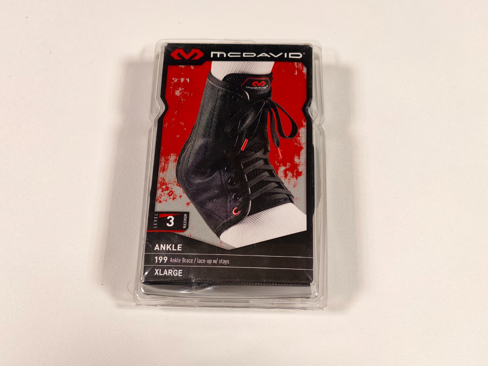 McDavid, Ankle Brace, 199, Protection Level 3 Maximum (Size XLarge)