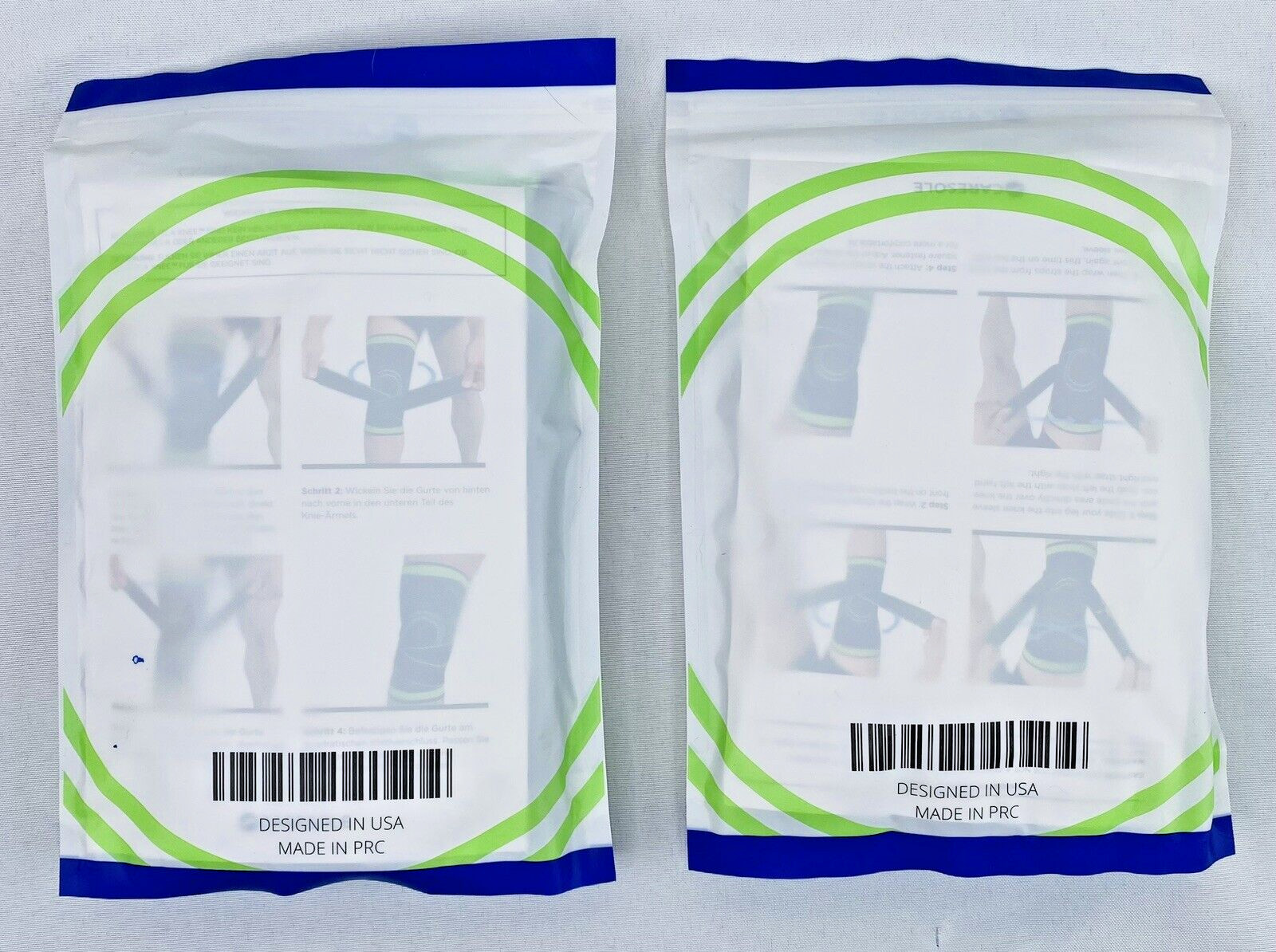 Set of 2 – Circa Knee Sleeves – XL – Compression Knee Sleeves for Men/Women- NEW