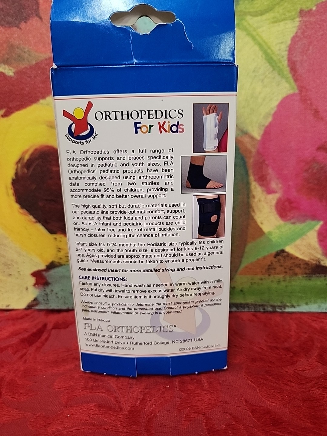 FLA Orthopedics Universal Cradle Arm Sling Pediatric Kids Youth Size New In Box