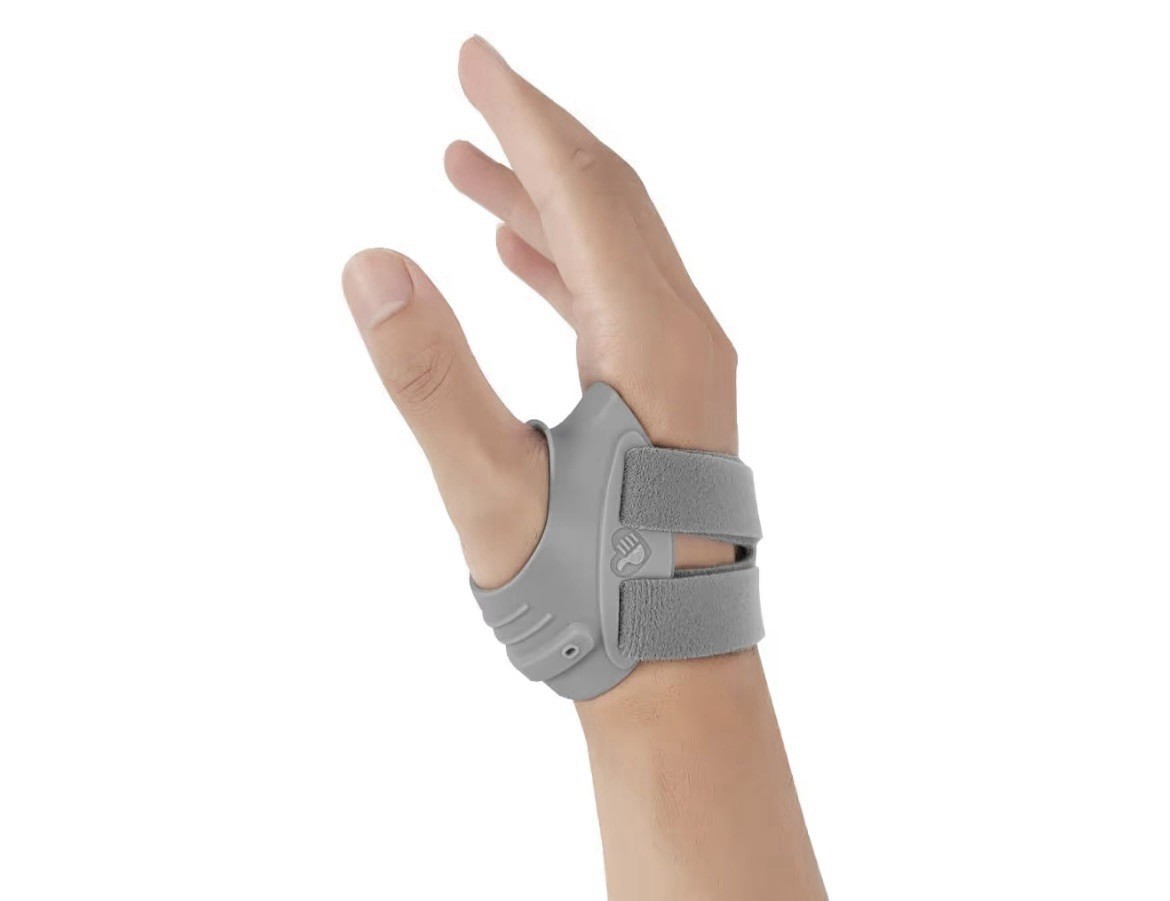 CMC Thumb Brace, Right Hand, Size S, Grey, Comfortable Support For Work, Sleep