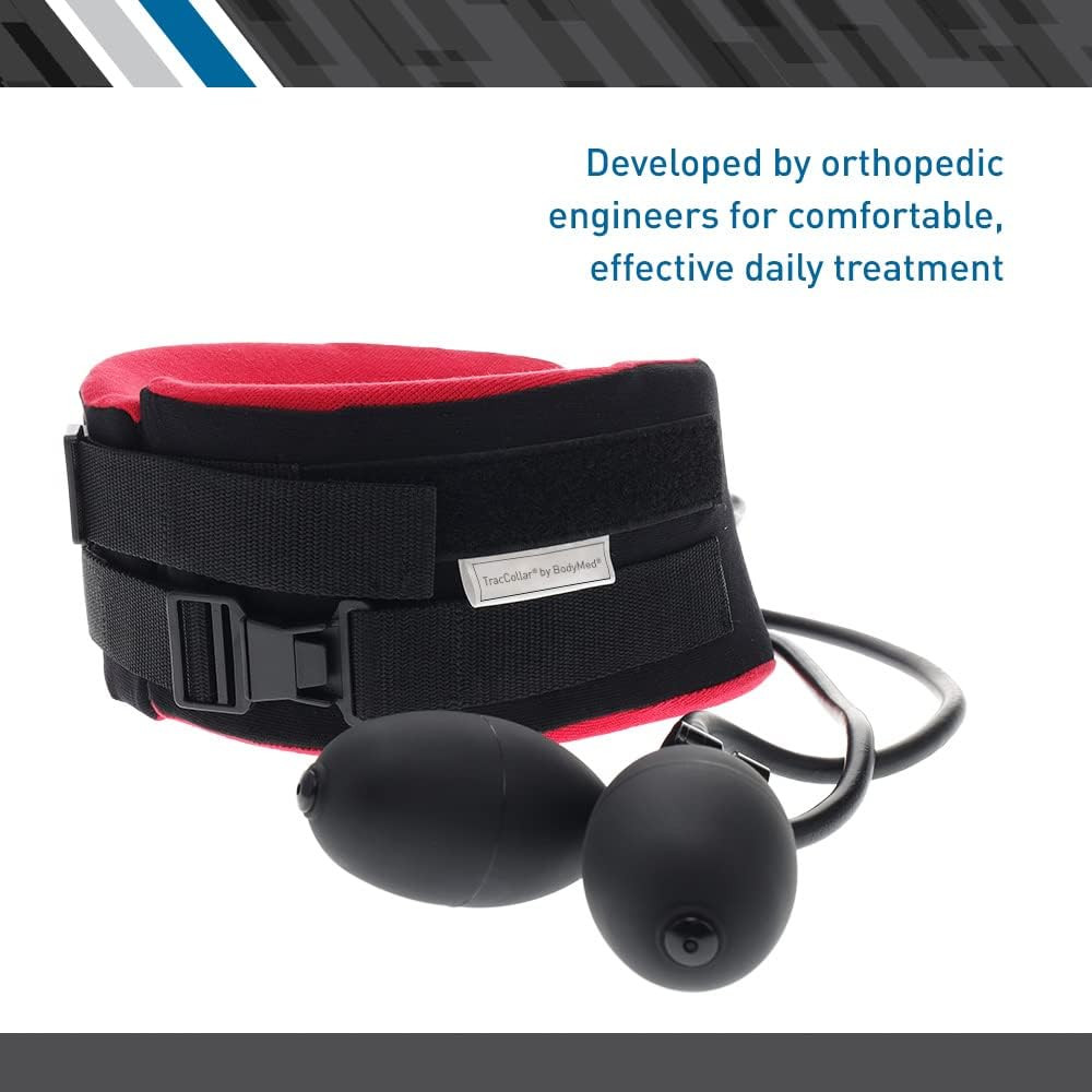 Traccollar Cervical Neck Traction Device, Small/Medium, Fits 14” to 16” Neck Siz