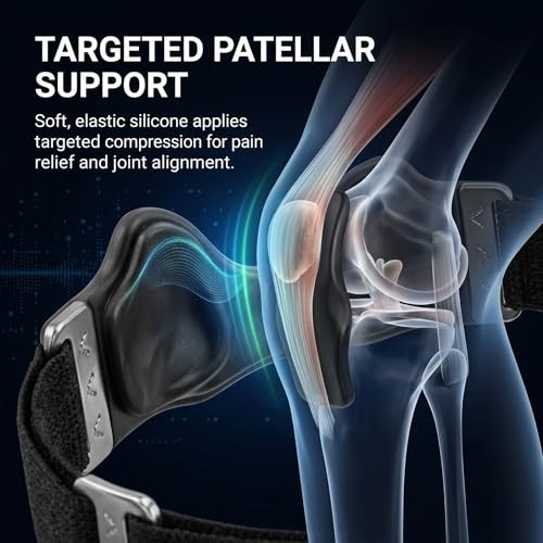 Stryde Precision Knee Strap – Premium Stryde Knee Strap with Silicone Lock-Po…