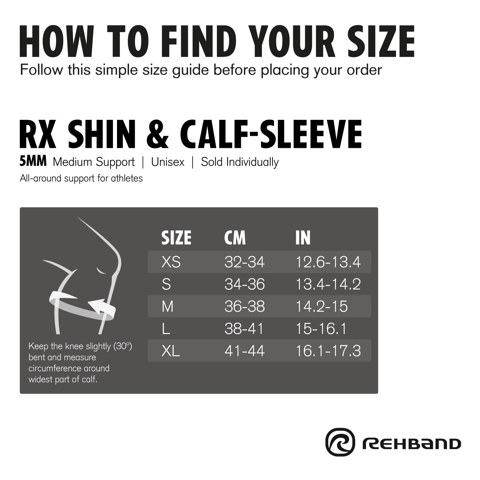 5mm Neoprene Shin Calf Compression Sleeve Support Men Women Blood Flow Brace