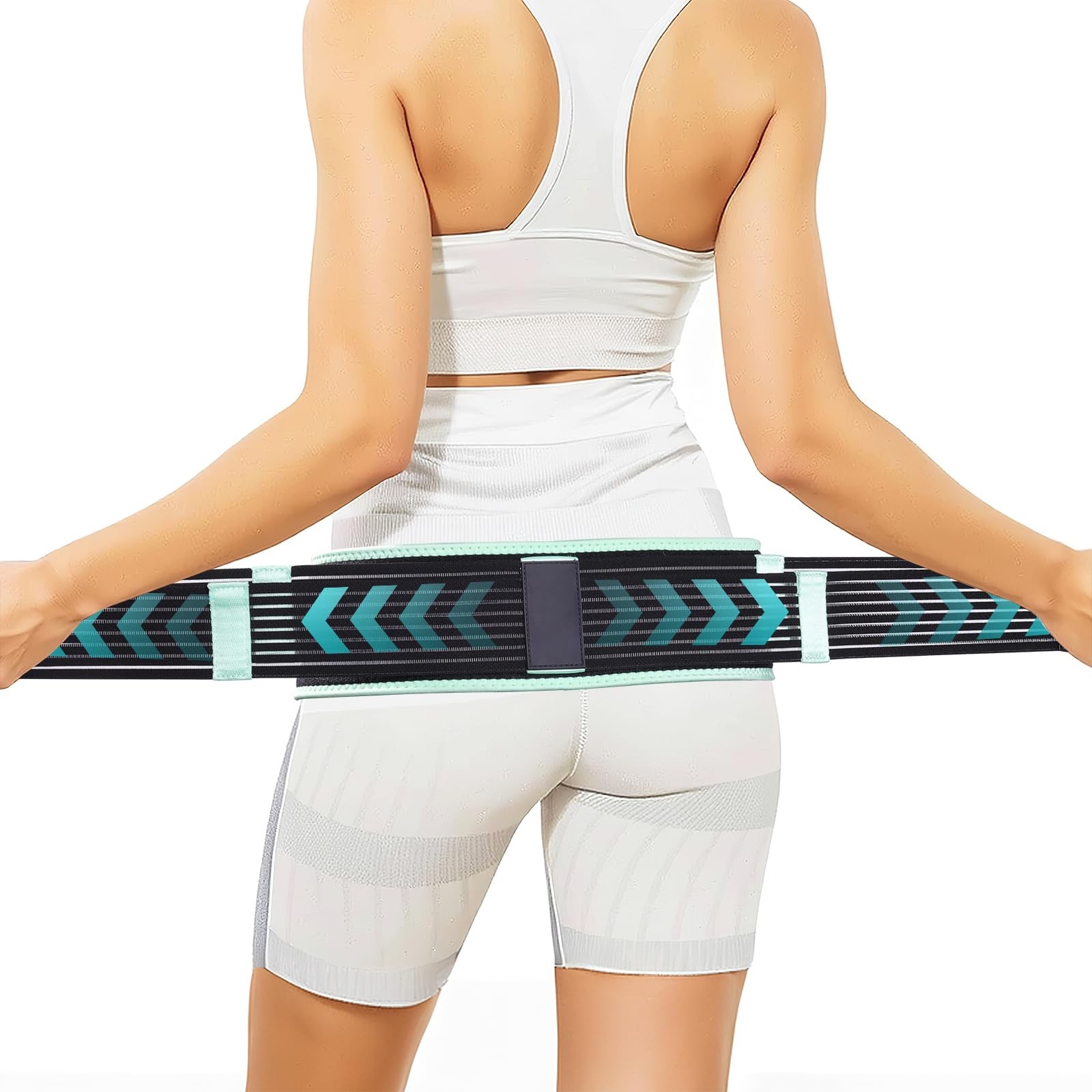 ENLUNTRA Sacroiliac Belt for SI Joints Pain Relief, Sciatic, Pelvic, Green