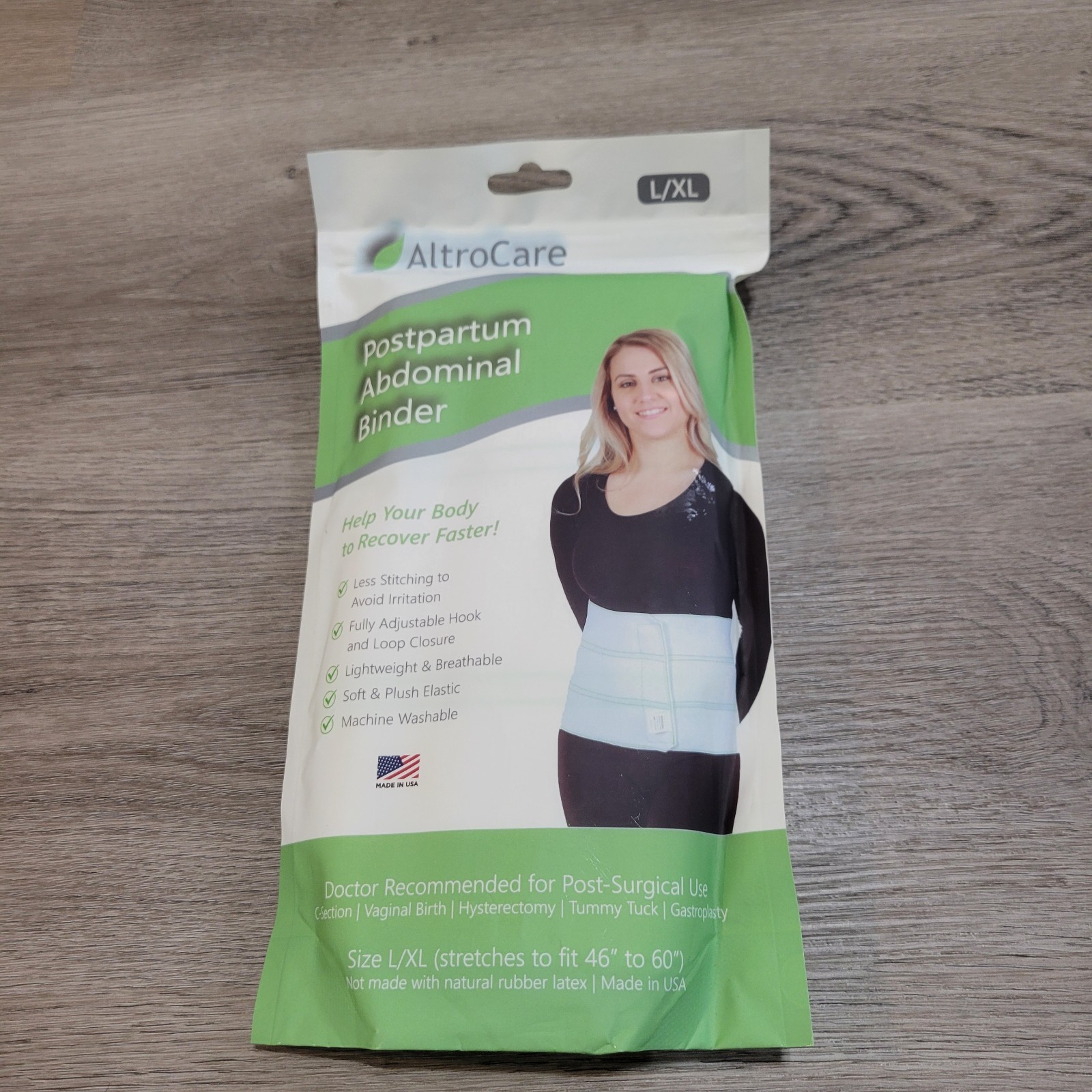 AltroCare Postpartum Abdominal Binder L/XL Recovery Support Wrap C-Section