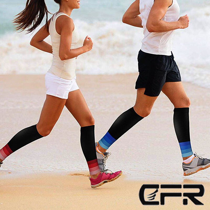 1-2PCS Calf Sleeve Compression Brace Shin Splint Leg Support Lower Muscle Pain