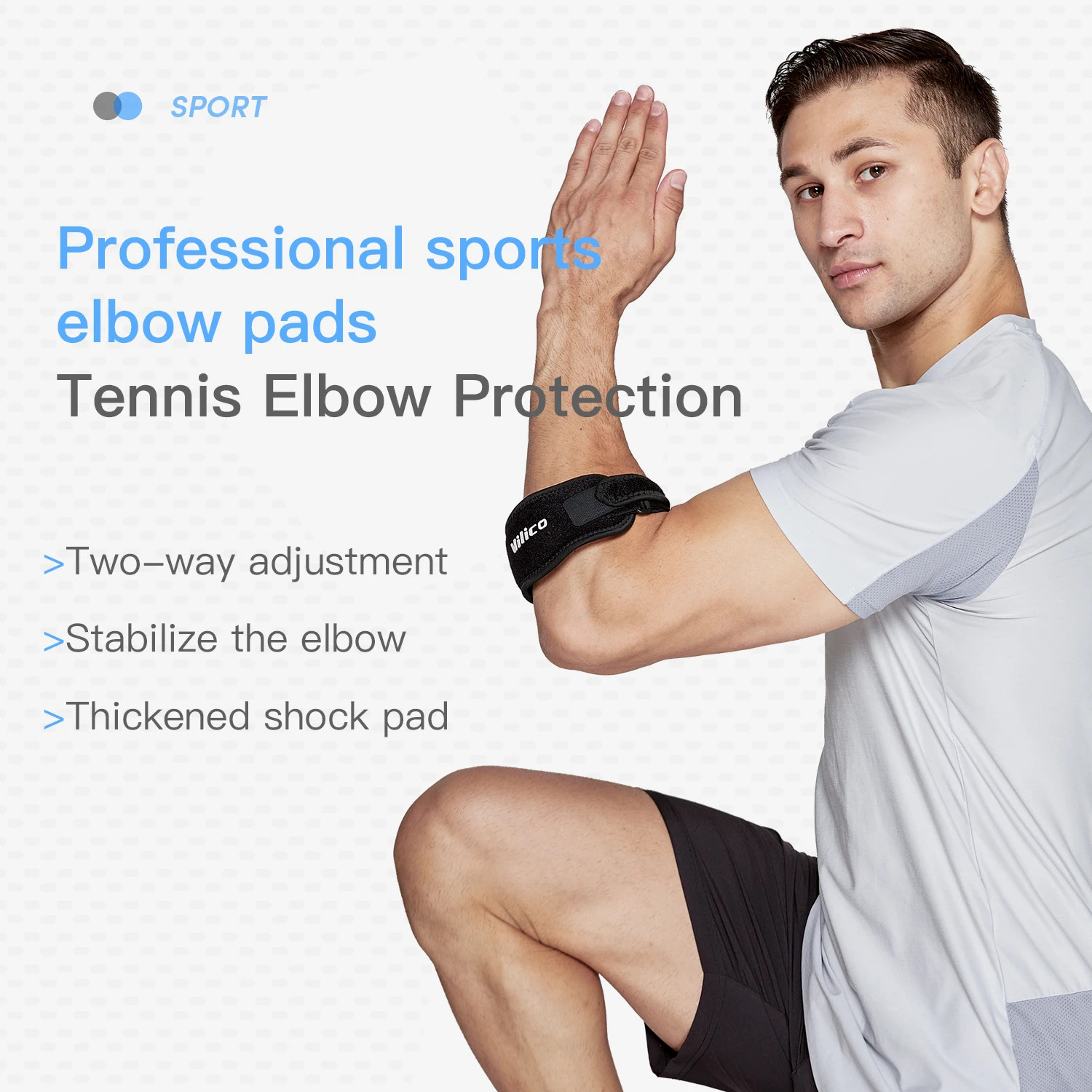 1 PCS Elbow Protection Strap Elbow Soft Cushion Support Strap Knee Support Baske