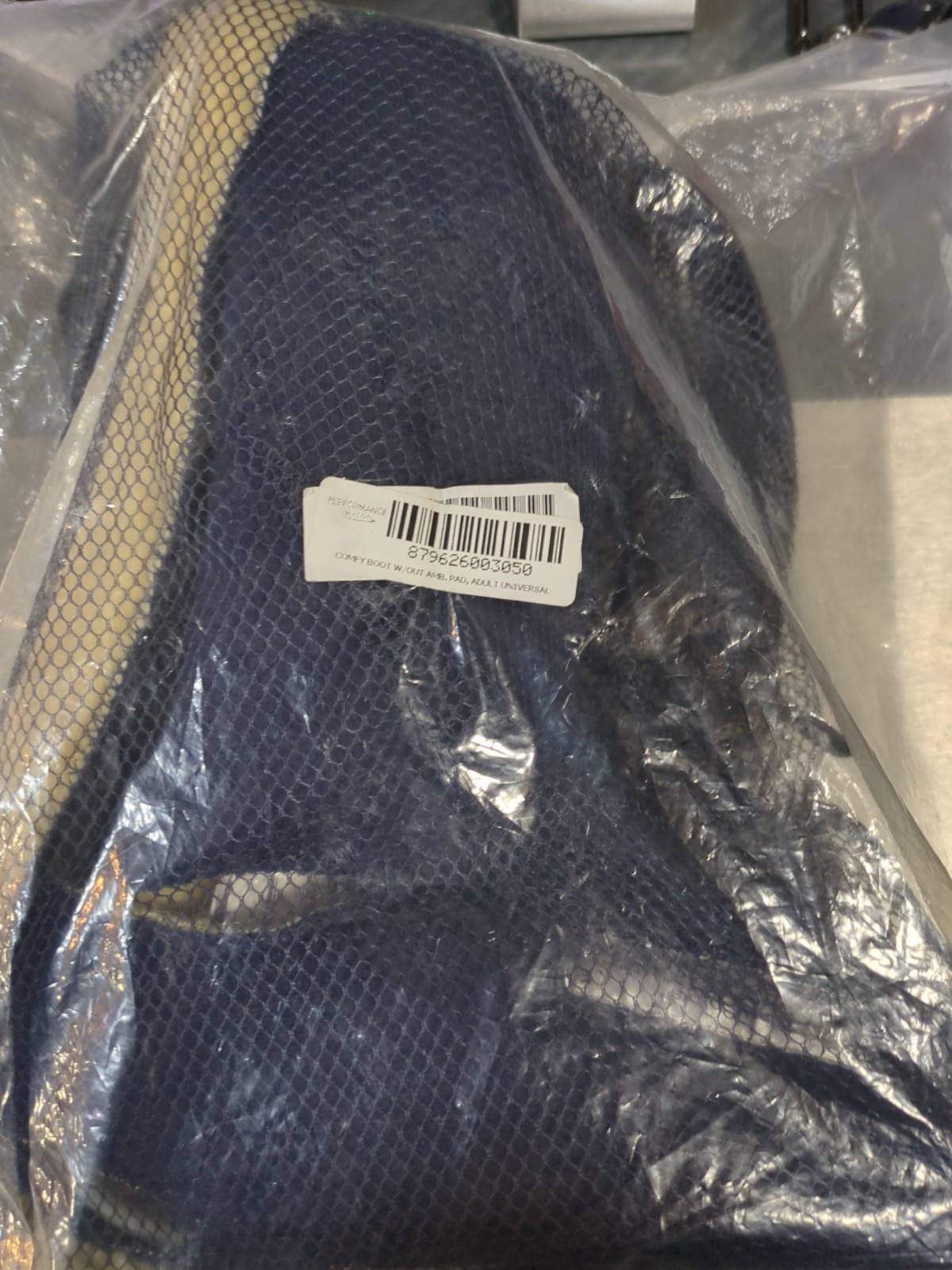 Comfy Splints Comfy Boot with Fleece lined Headliner cover -Adult, Dark Blue #K7