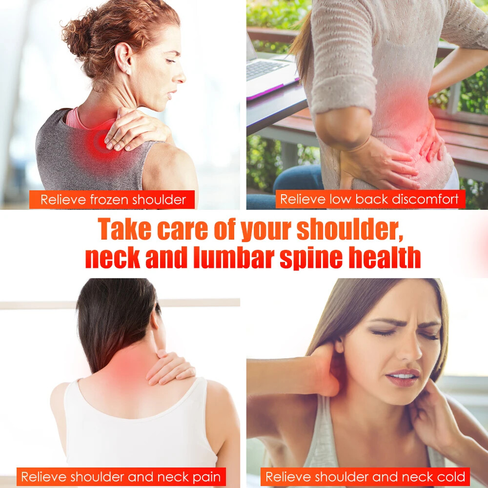 Magnetic Self Heating Back Support Tourmaline Therapy Waist Belt Shoulder Brace