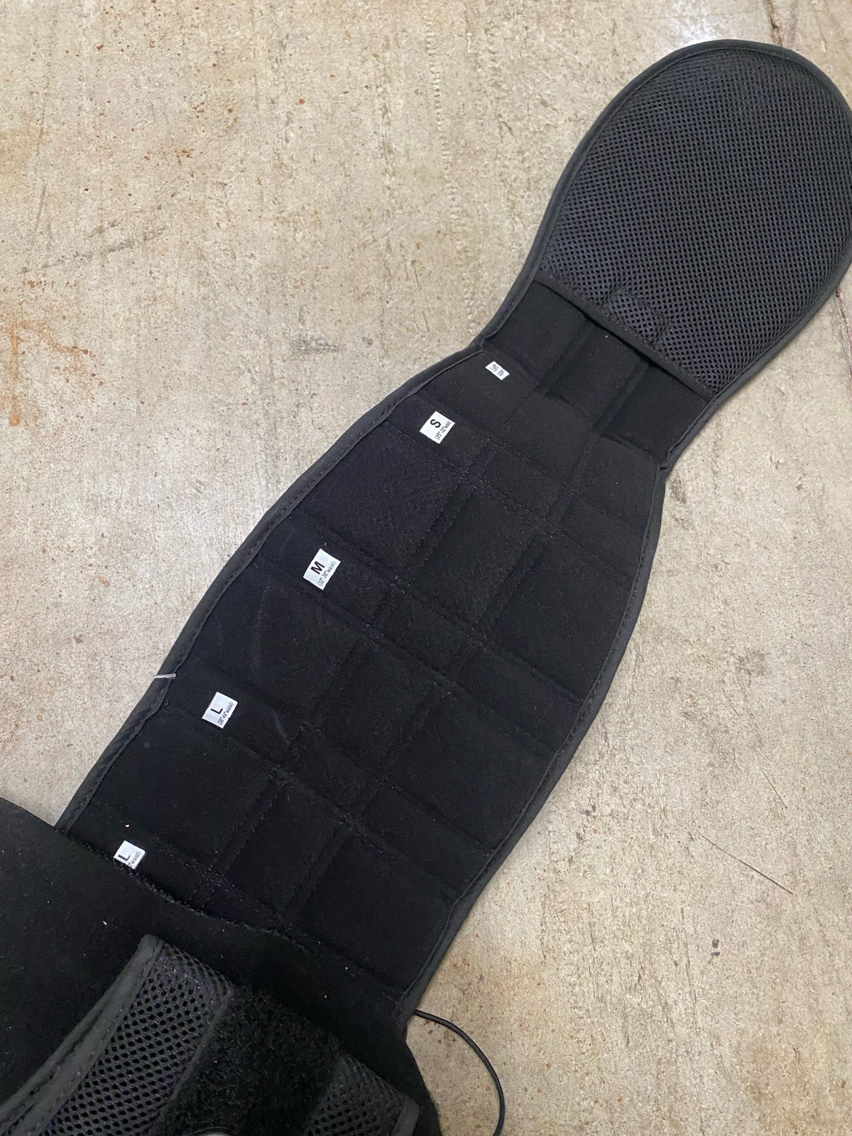 NEW Dr Medical DRMS “The Solace LSO” Black Back Brace With Front Panel