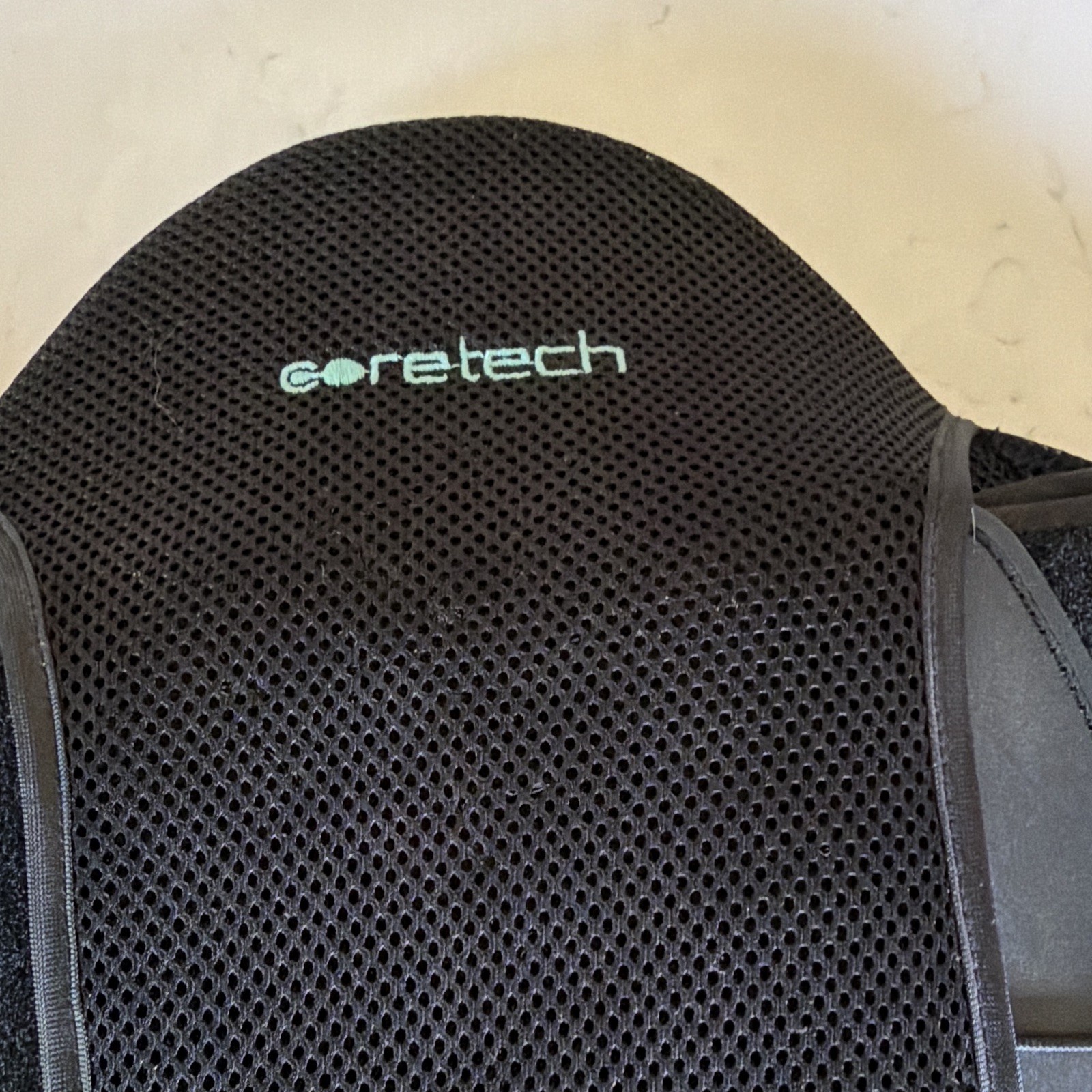 Coretech Black Lumbar Support Belt Size S 25-32 in Waist Back/Waist Support
