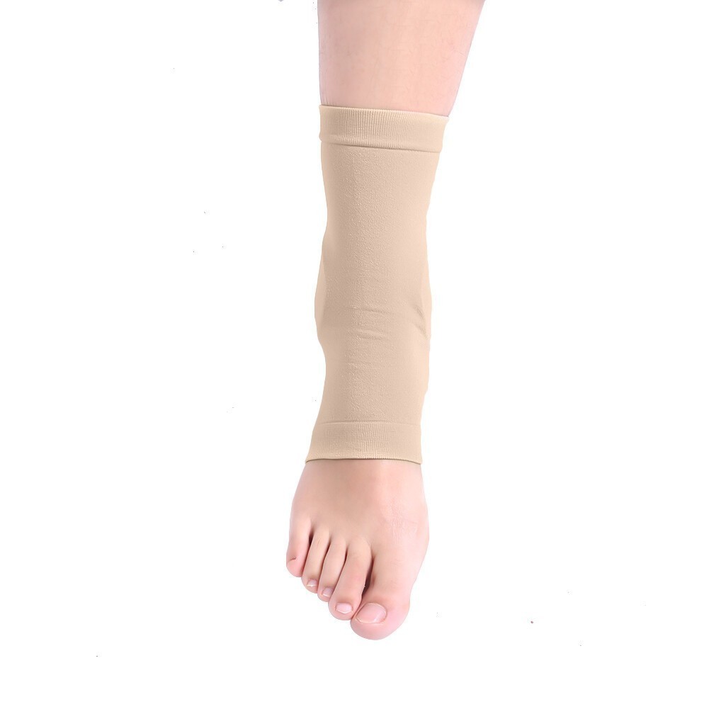 Soft Elastic Ankle Protection Sleeve Silicone Protective Pad Breathable