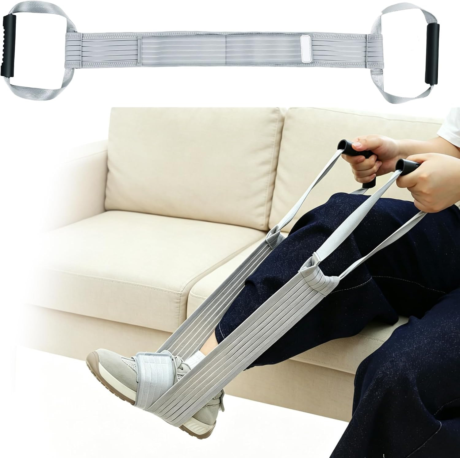 Knee Replacement Recovery Aids Kit – Leg Stretcher Exercise Bands for Knee