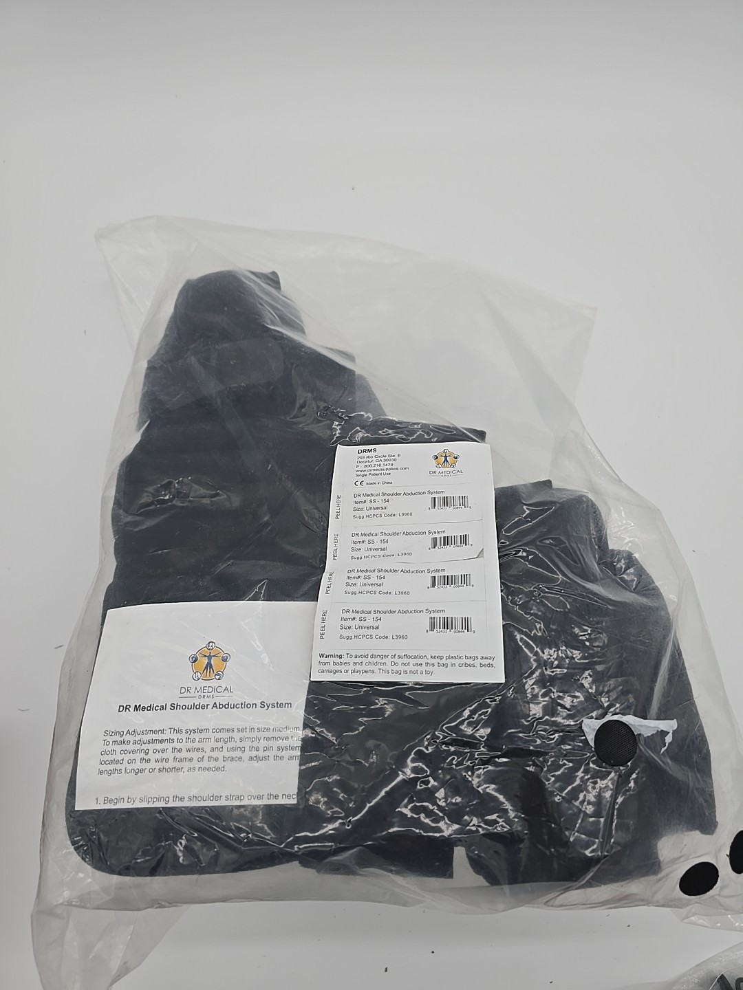 DRMS Shoulder Abduction System Item Number SS – 154