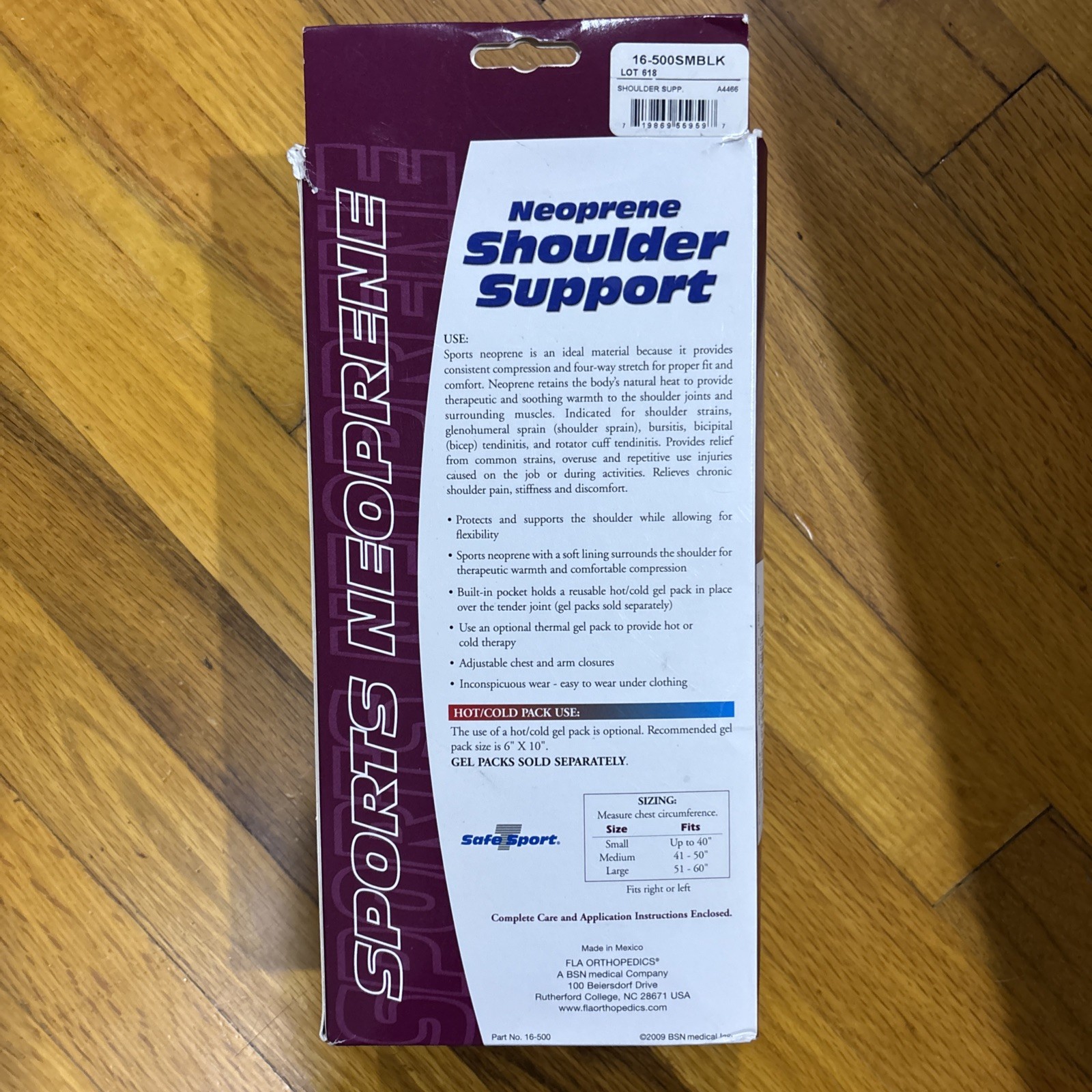 Neoprene Shoulder Support Hot Cold Therapy Wrap Compression Therapeutic Warmth