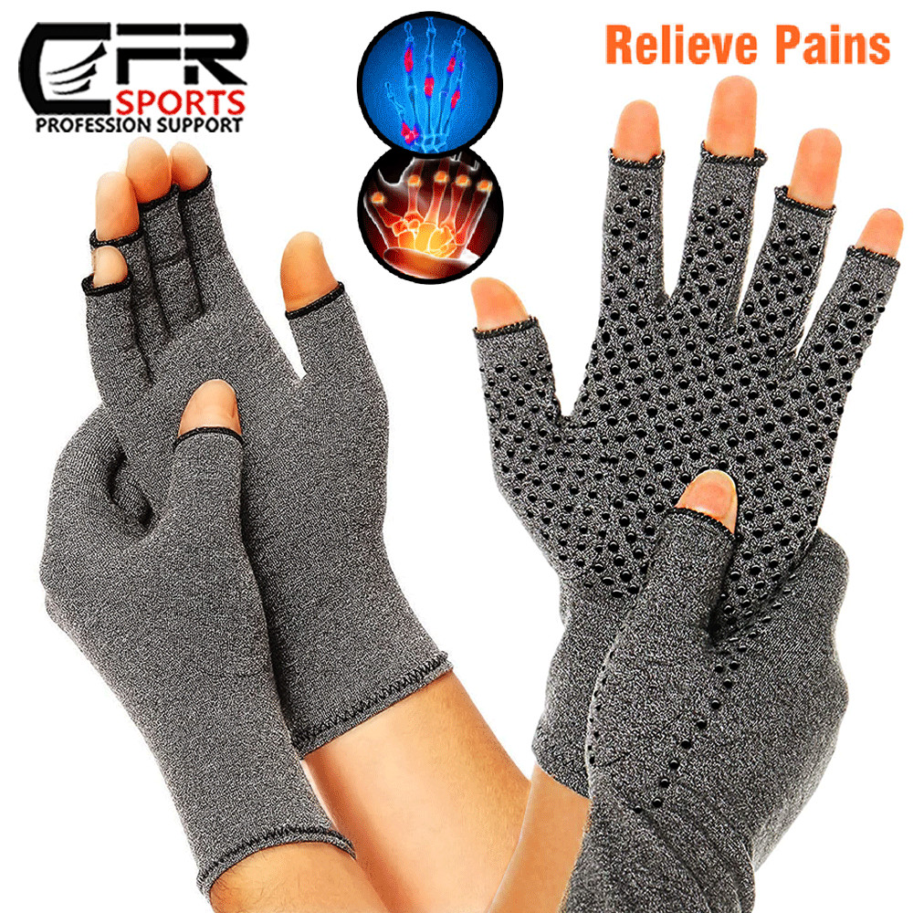 Anti Arthritis Compression Gloves Hand Support Joint Pain Relief Carpal Tunnel