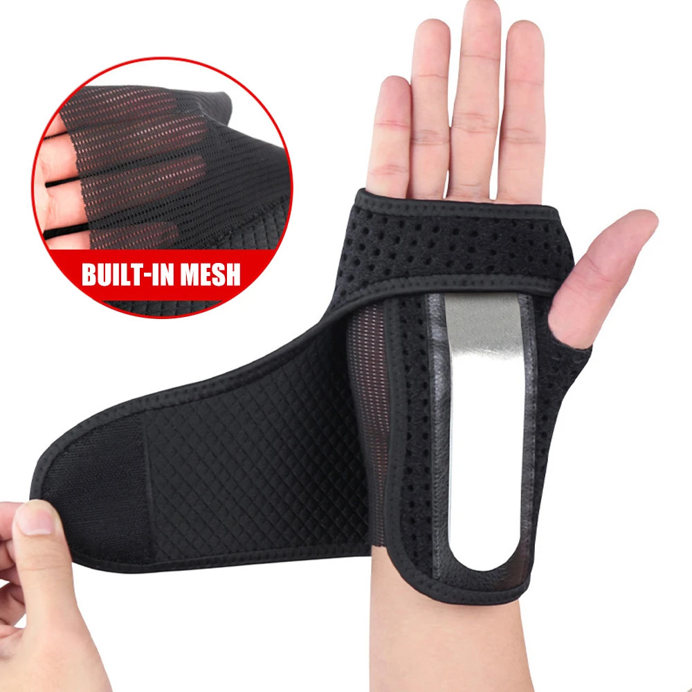 Adjustable Wrist Brace Tunnel Support Splint Hand Compression Night Wrap 1 Pc