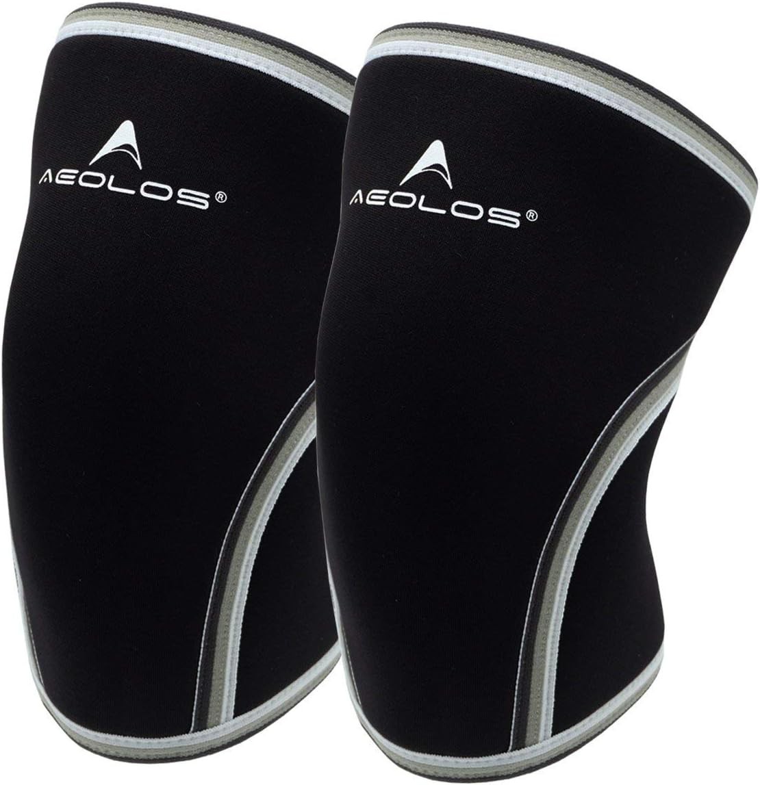 Knee Sleeves 1 Pair，7mm Compression Knee Braces for Heavy-Lifting,Squats,Gym …