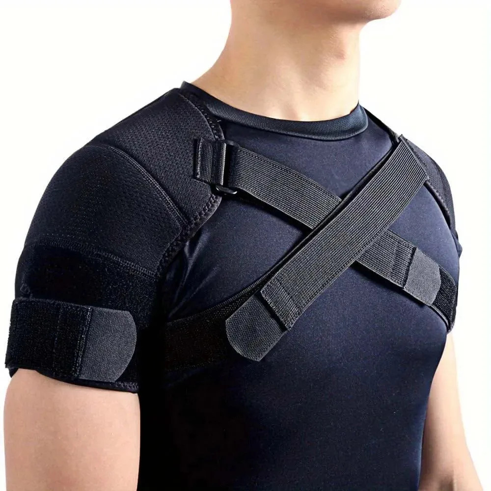 Adjustable Cross Shoulder Support Straps Polyester Fiber Hand Wash Only for Back