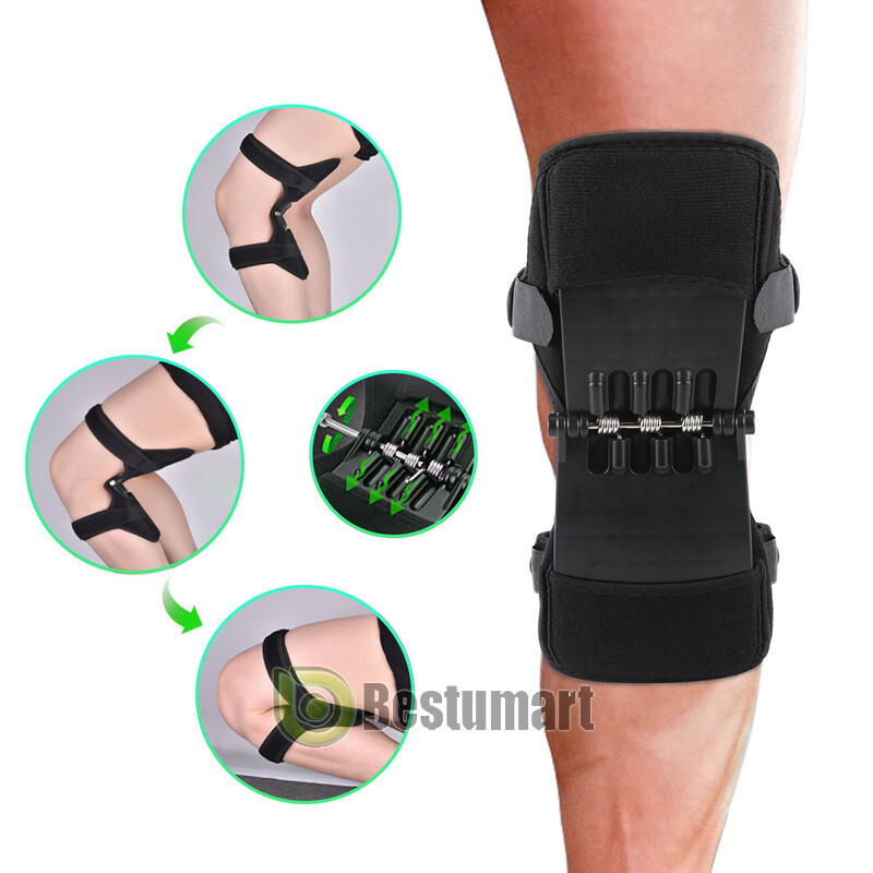 1/2Pcs Powerful Rebound Spring Joint Support Knee Booster Lift Knee Pads Care